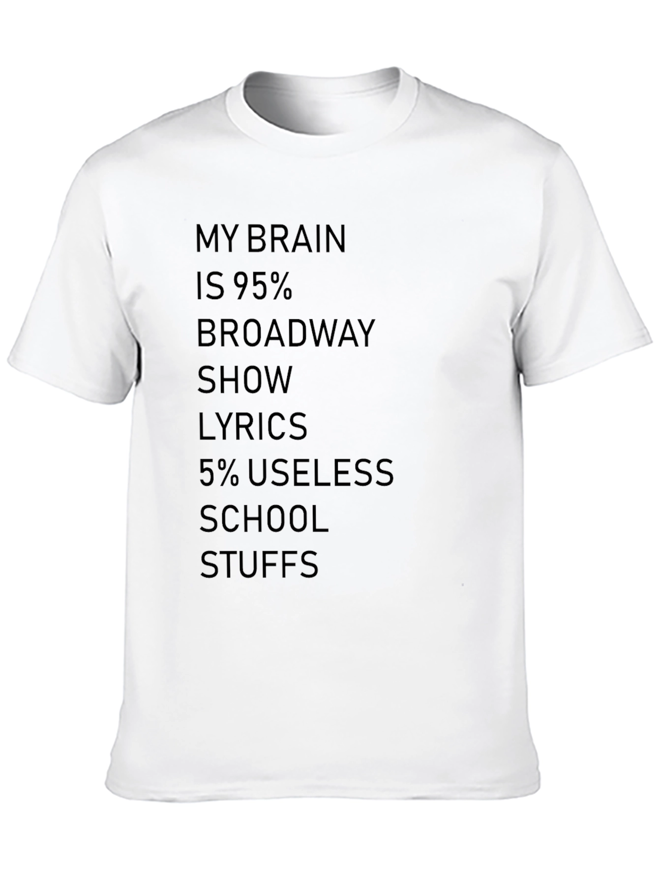 Broadway Lyrics T-Shirt - Funny Theatre Lover Tee