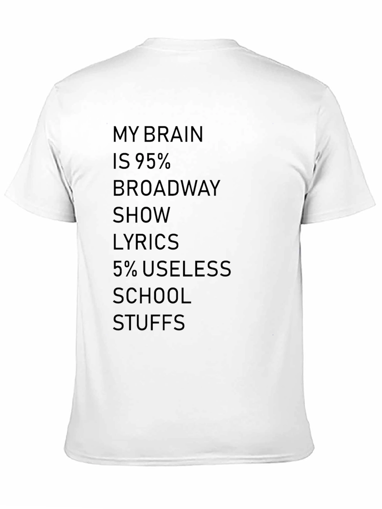 Broadway Lyrics T-Shirt - Funny Theatre Lover Tee