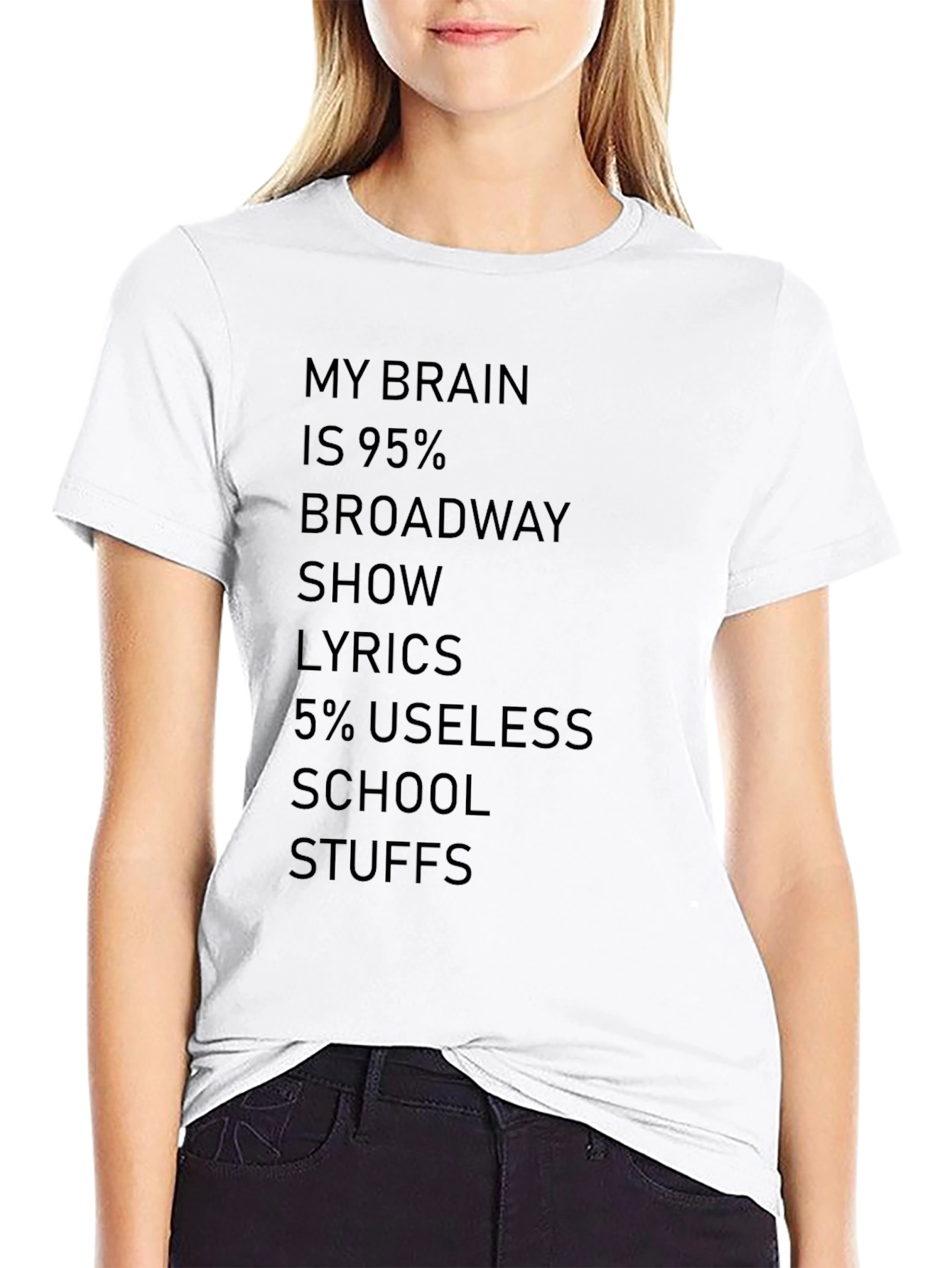 Broadway Lyrics T-Shirt - Funny Theatre Lover Tee