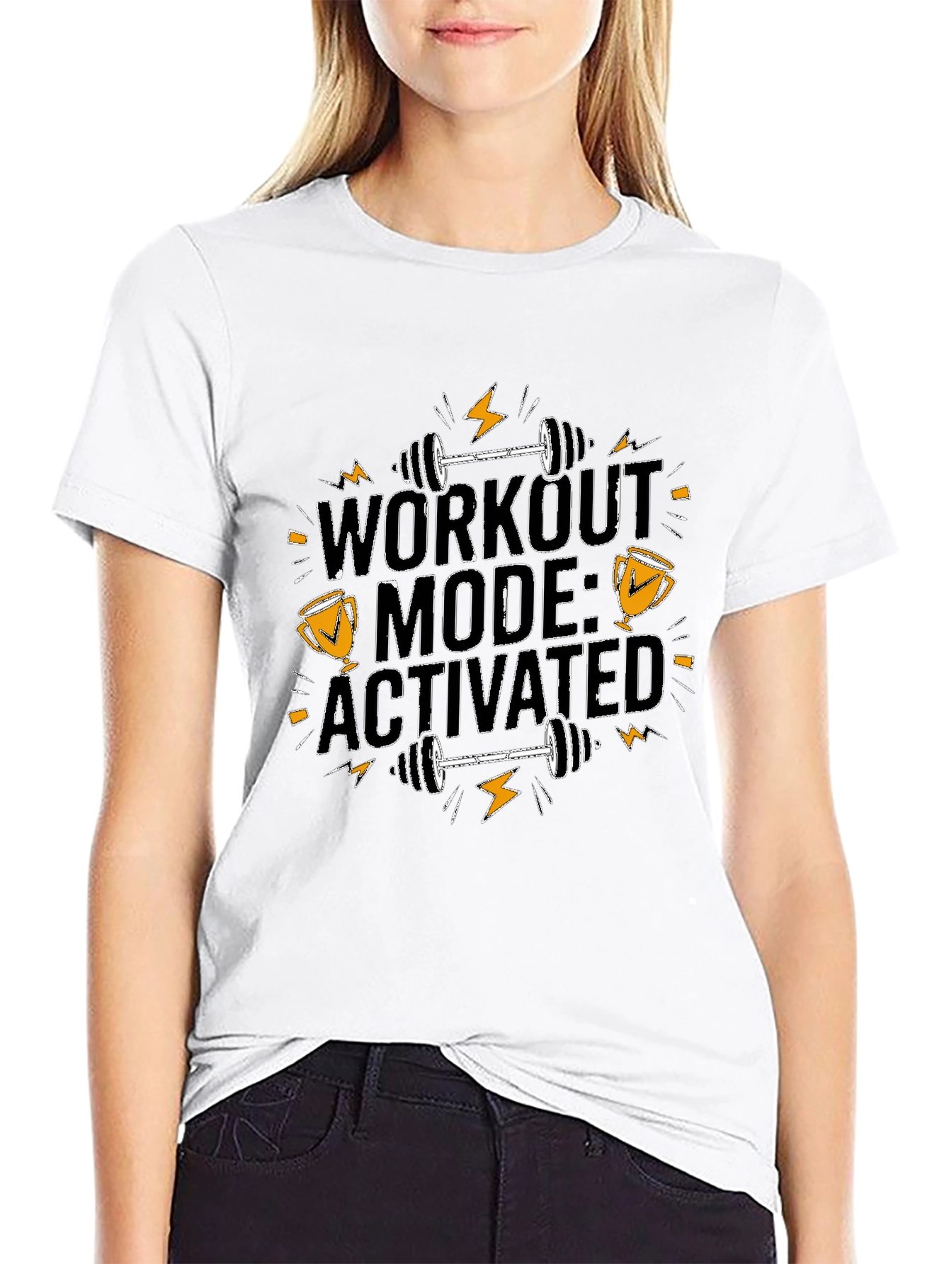 Workout Mode Activated T-Shirt - Gym Fitness Apparel