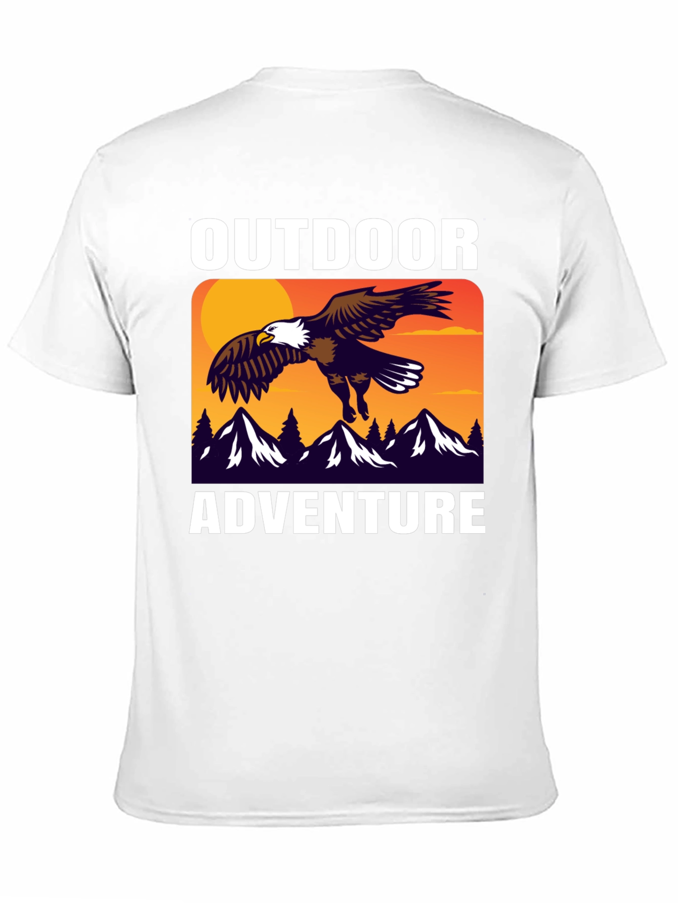Outdoor Adventure Eagle Graphic T-Shirt