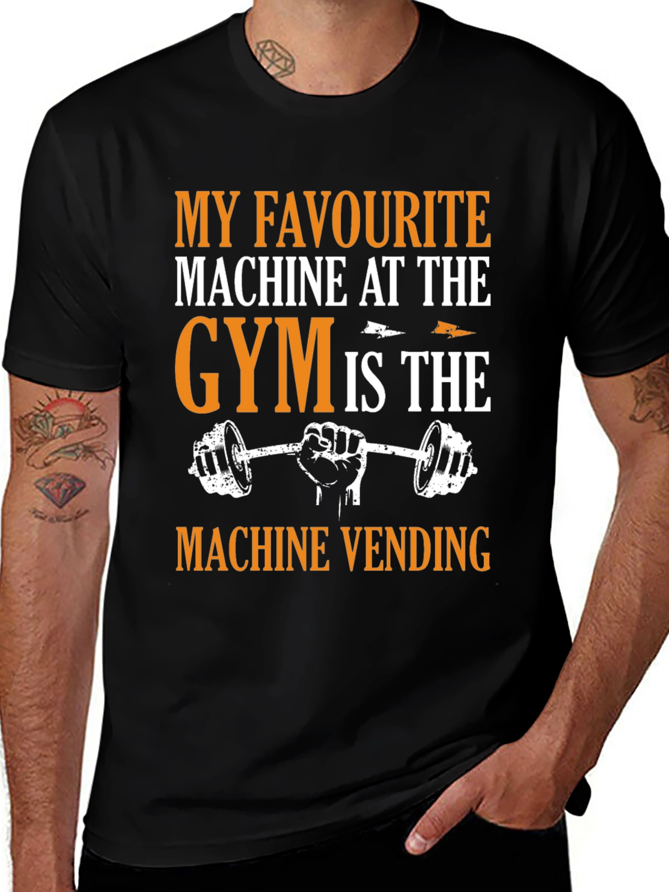 Gym Humor T-Shirt: Vending Machine Fan