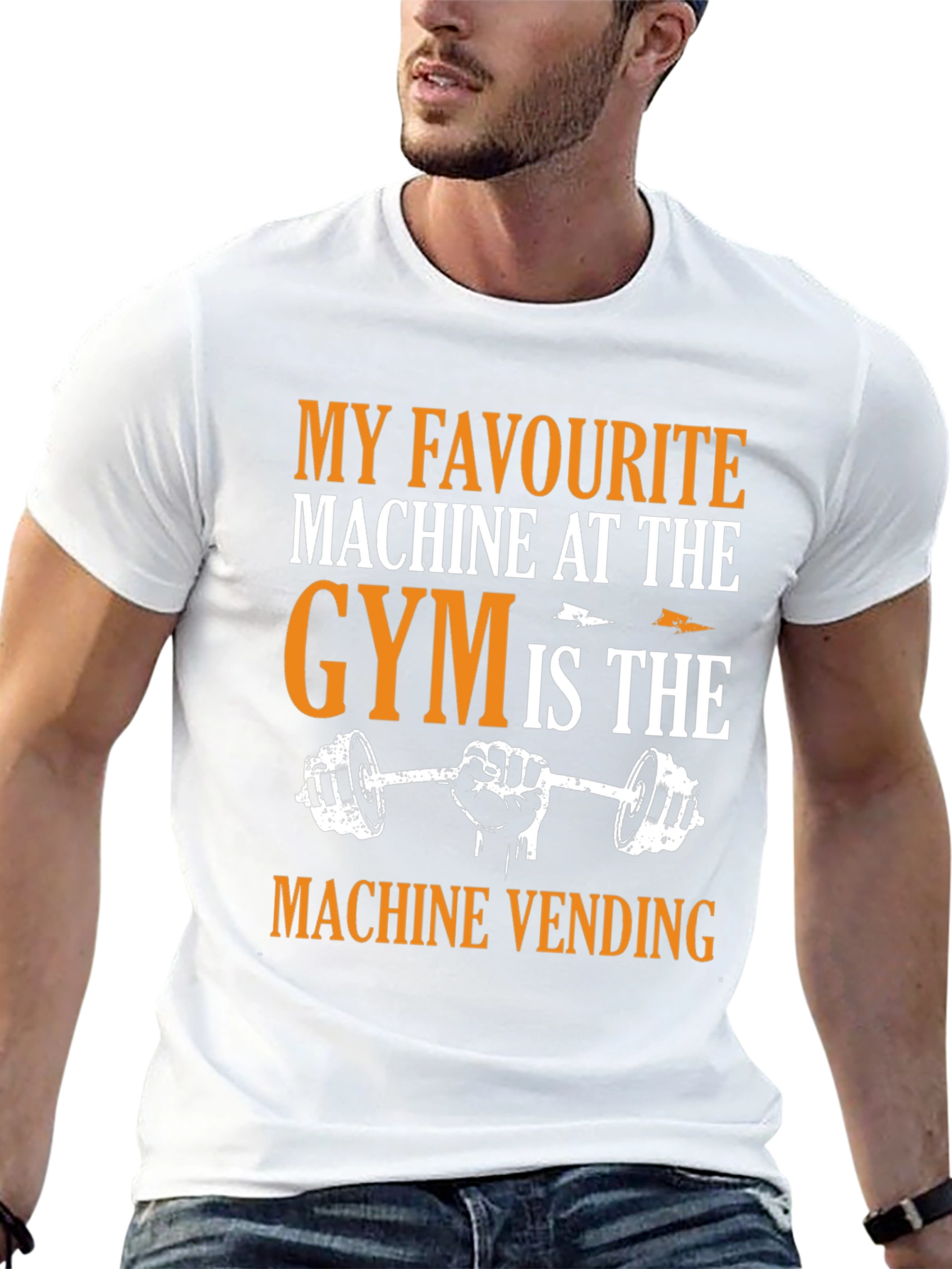 Gym Humor T-Shirt: Vending Machine Fan