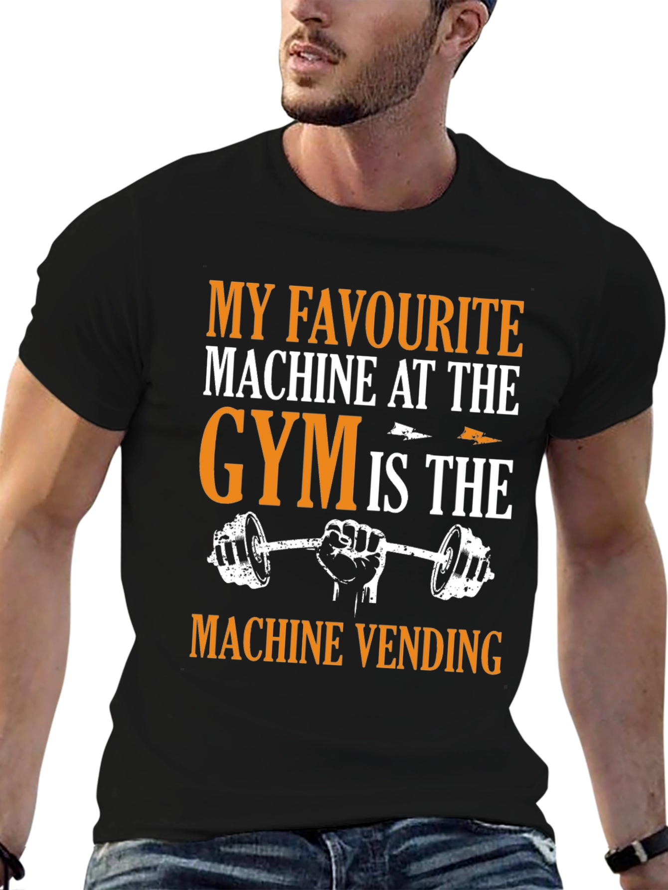 Gym Humor T-Shirt: Vending Machine Fan