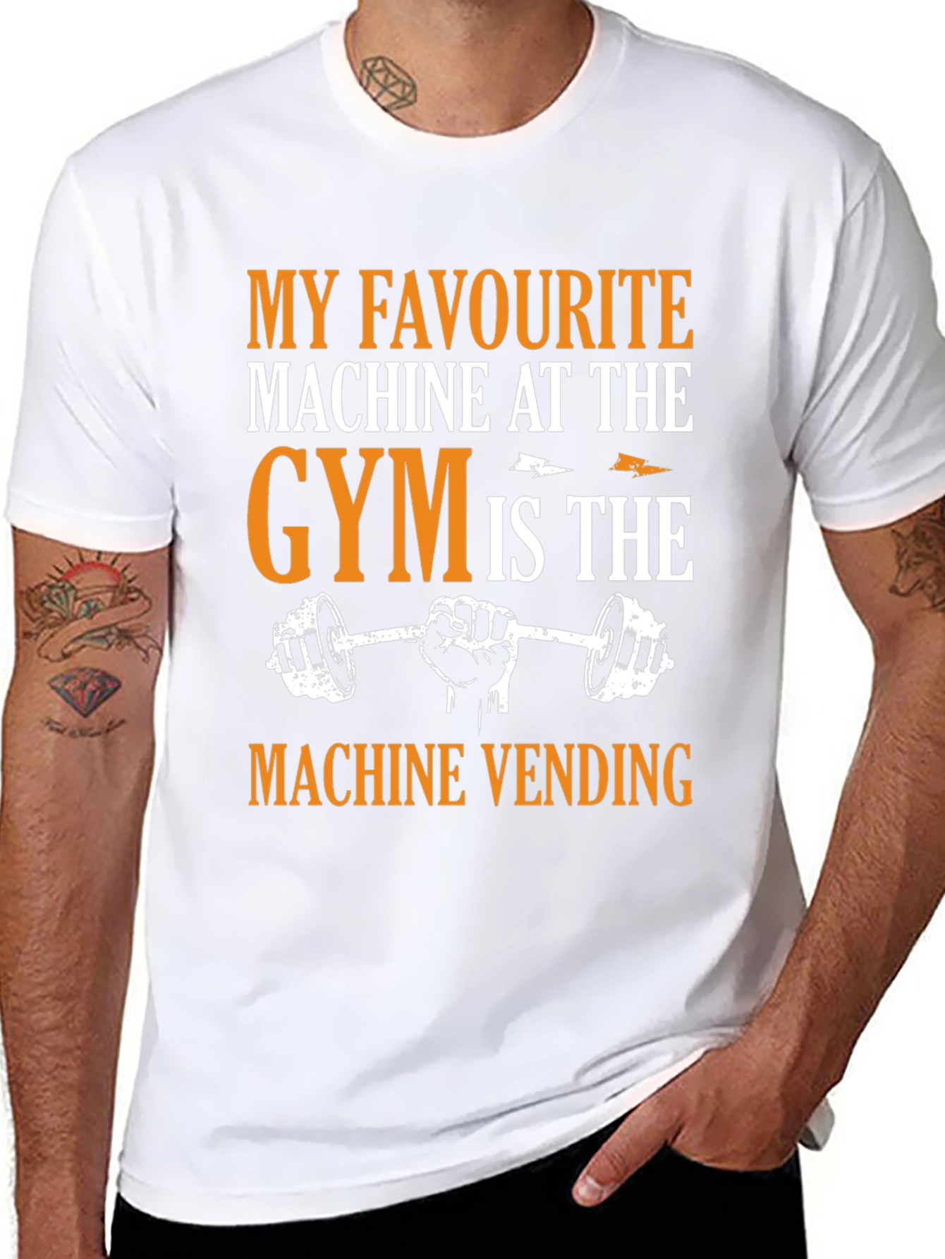 Gym Humor T-Shirt: Vending Machine Fan