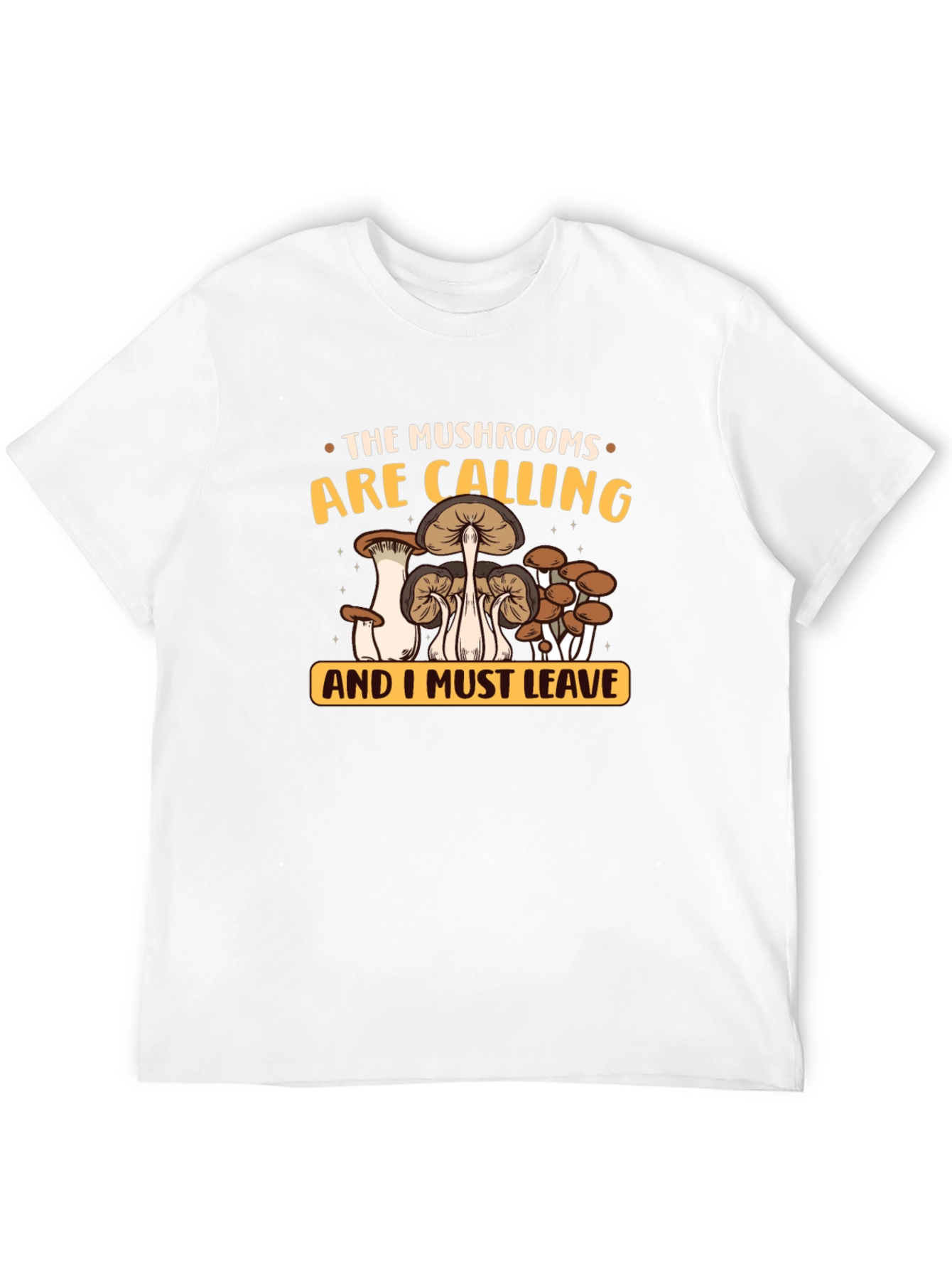 Mushroom Calling Graphic Tee - Nature Lovers T-Shirt