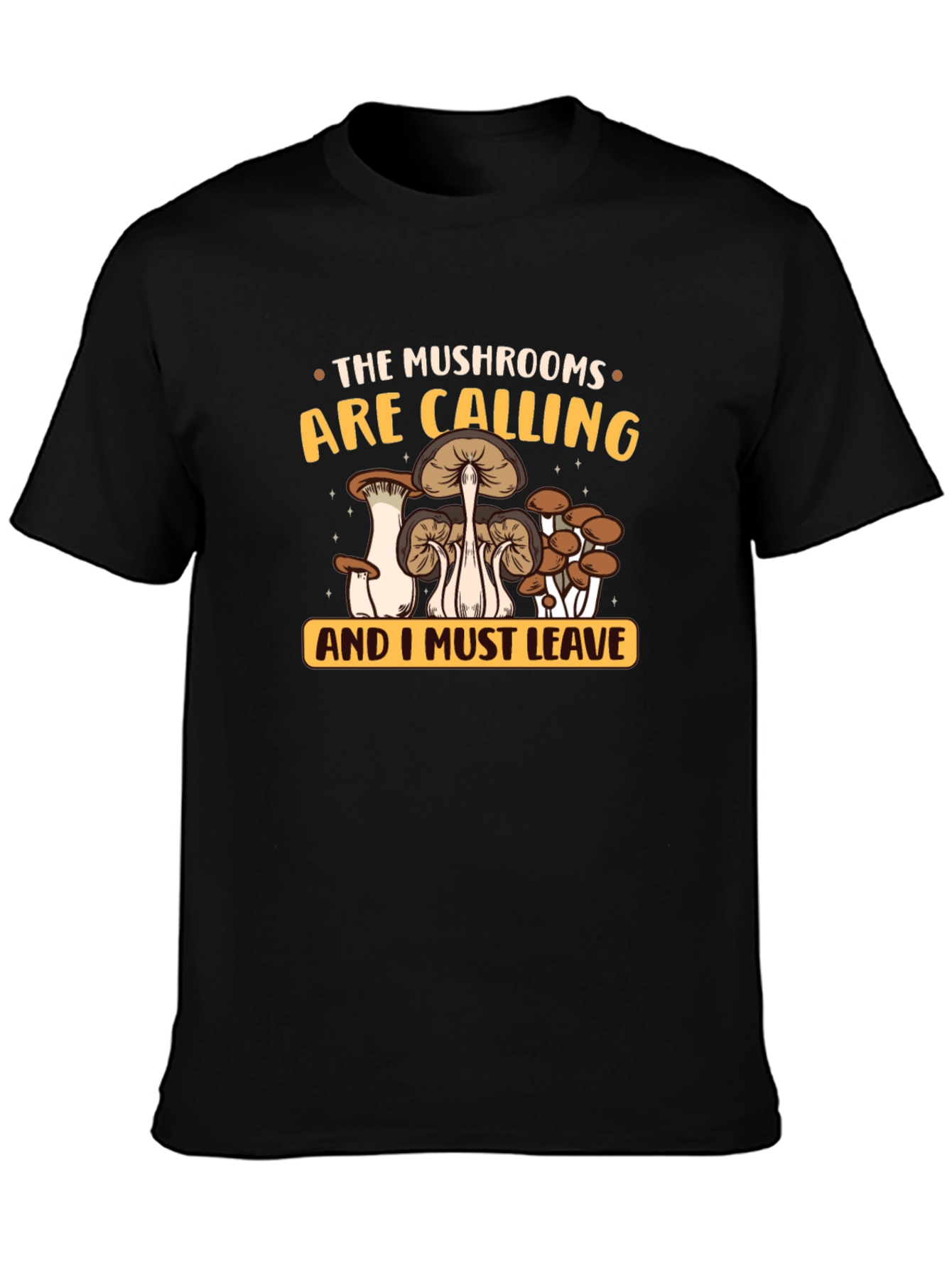 Mushroom Calling Graphic Tee - Nature Lovers T-Shirt