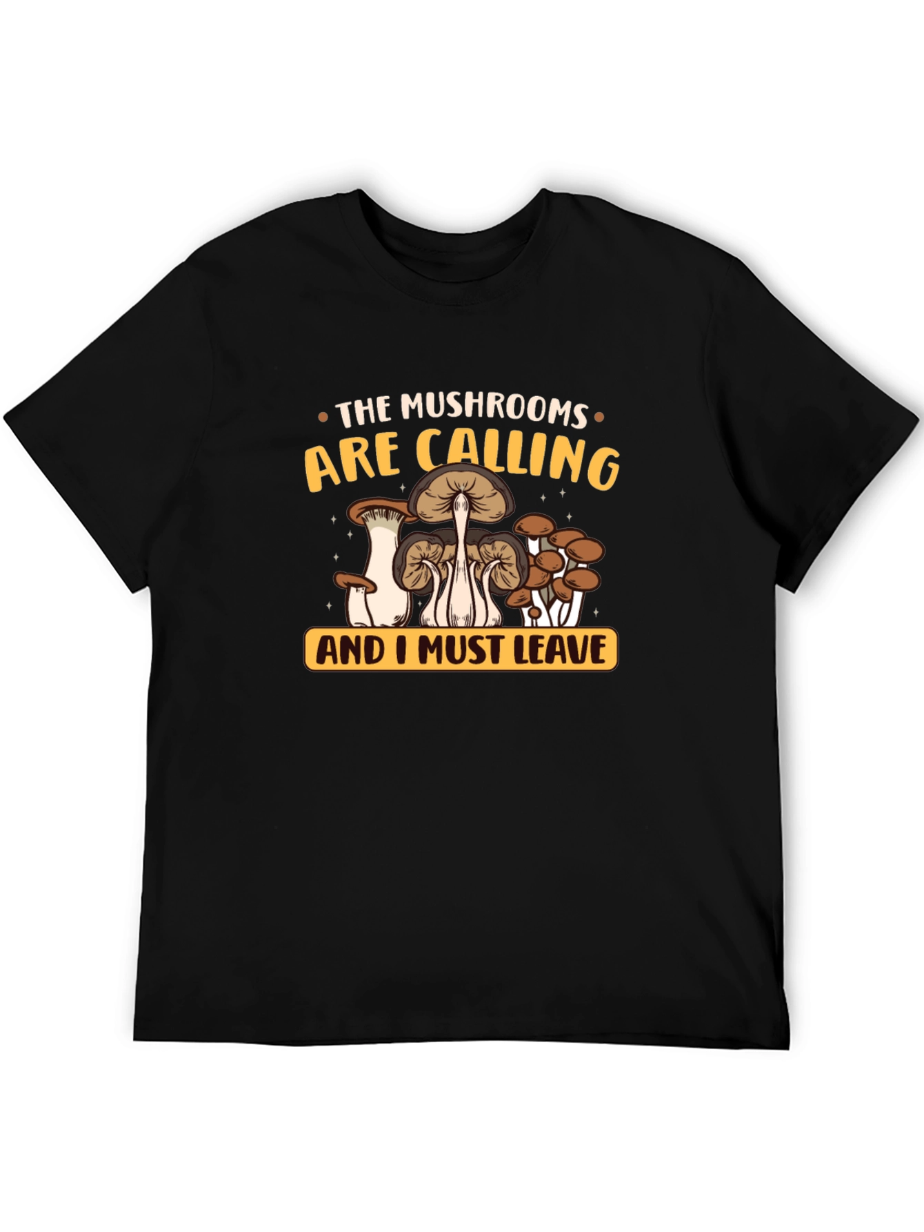 Mushroom Calling Graphic Tee - Nature Lovers T-Shirt