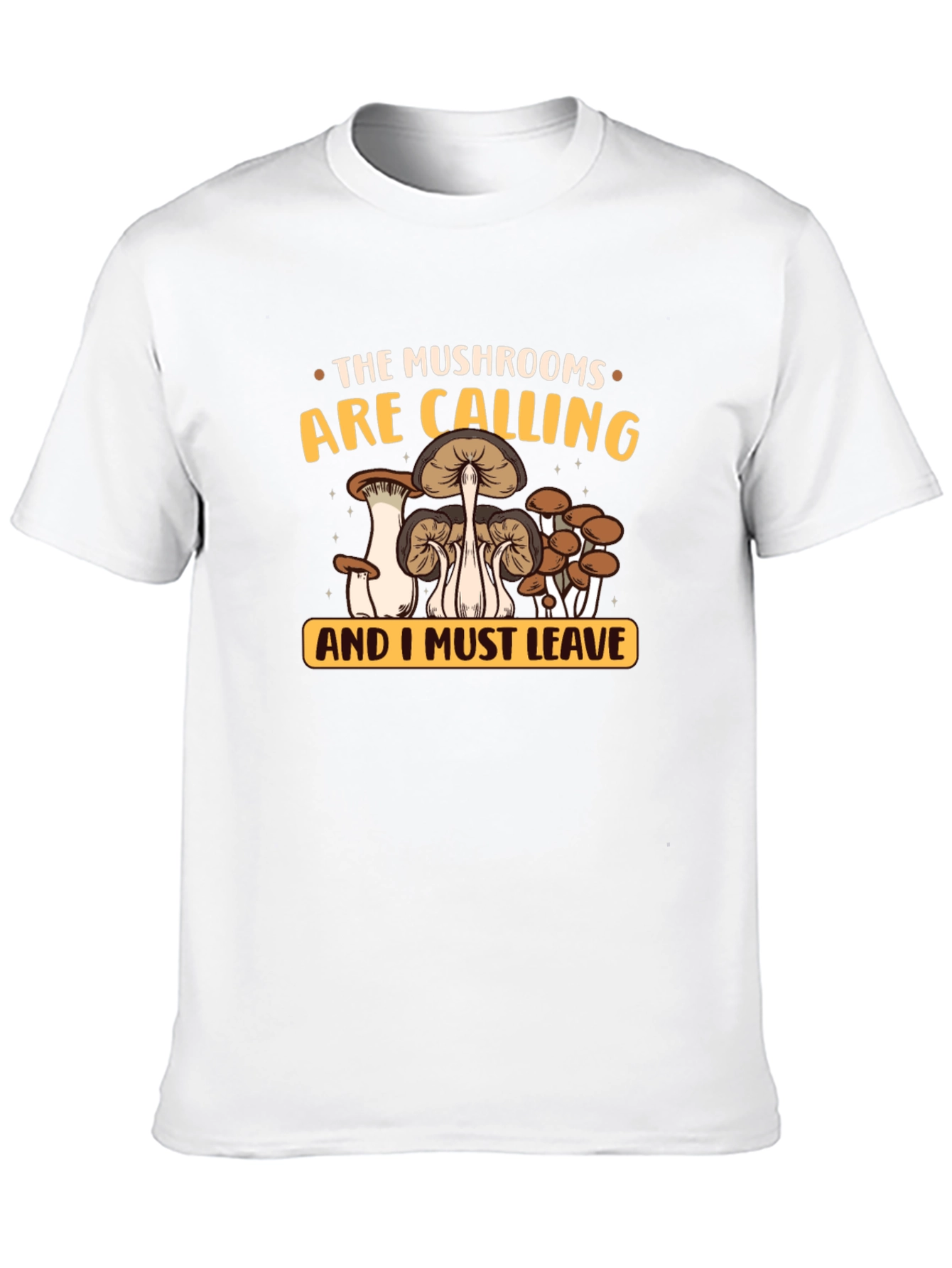 Mushroom Calling Graphic Tee - Nature Lovers T-Shirt