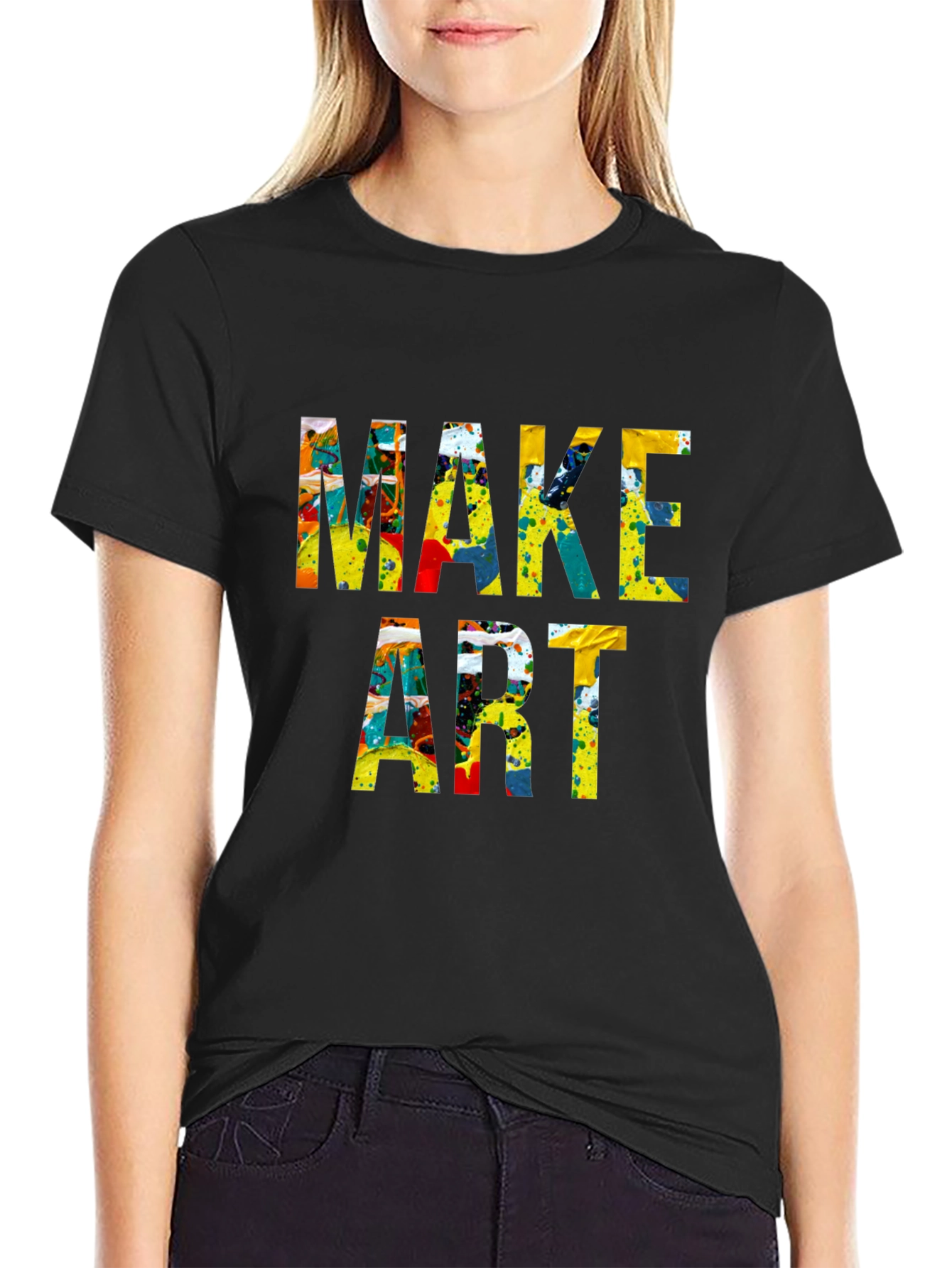 Make Art Graphic T-Shirt