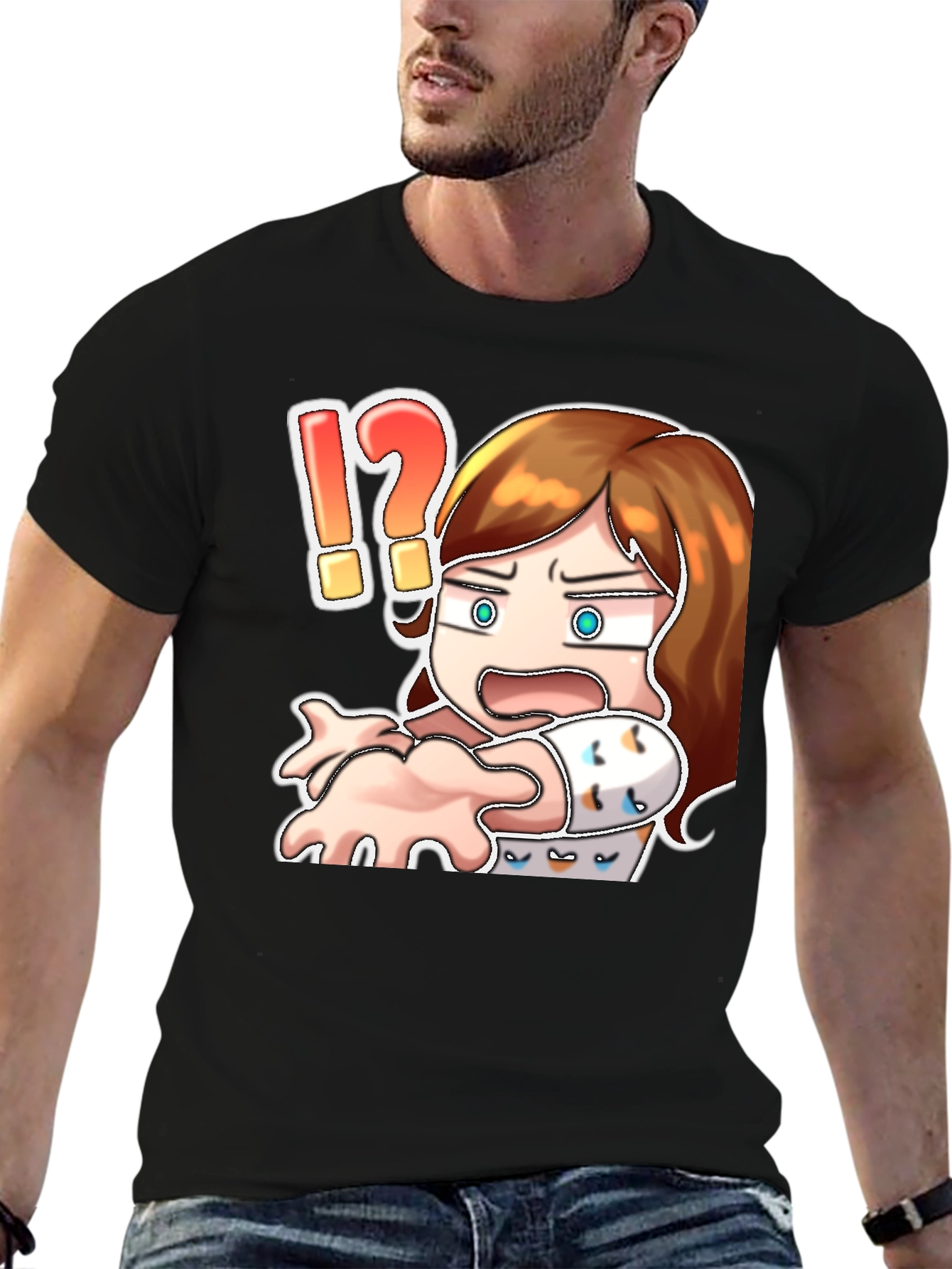 Cartoon Shocked T-Shirt