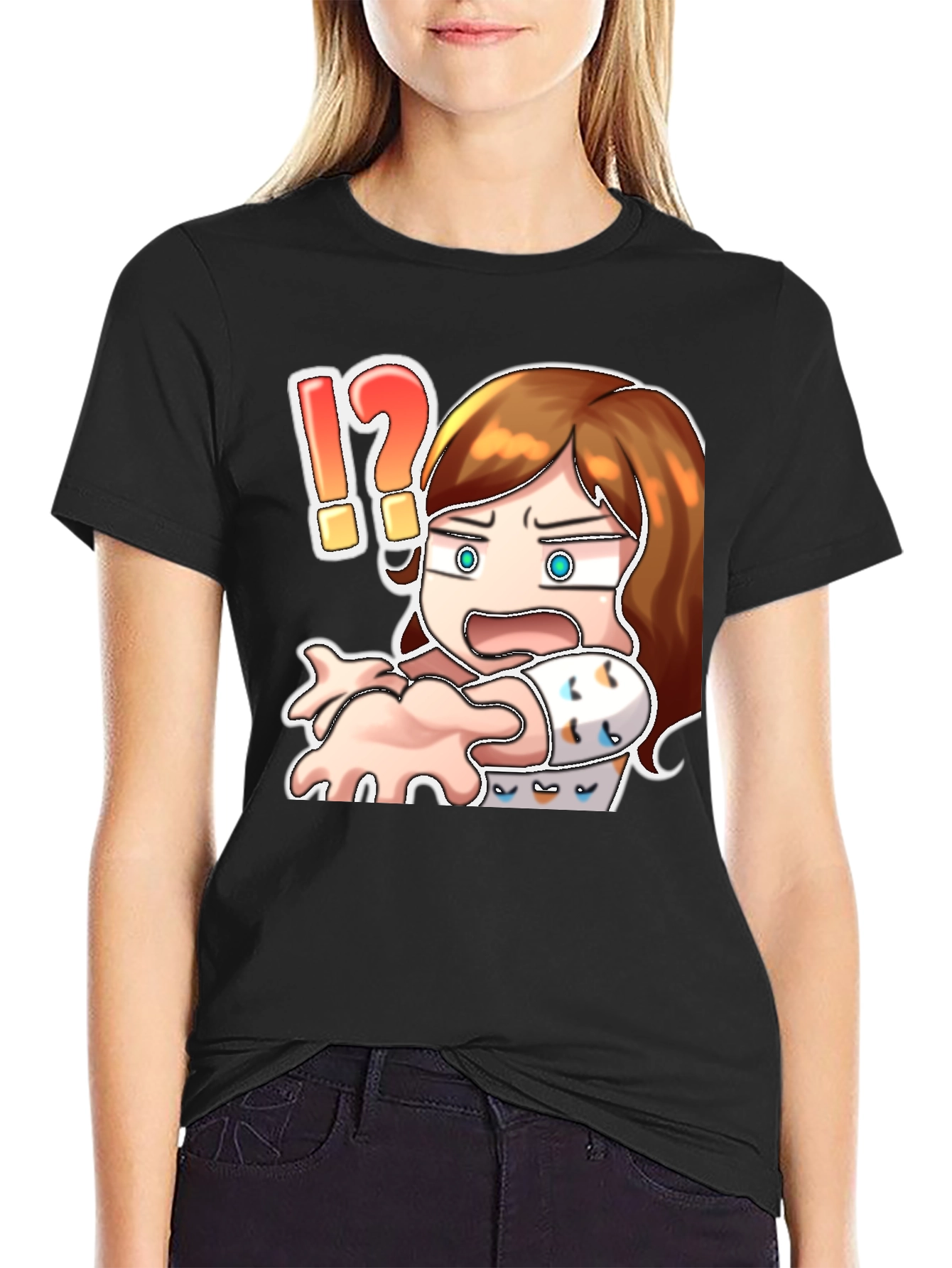 Cartoon Shocked T-Shirt