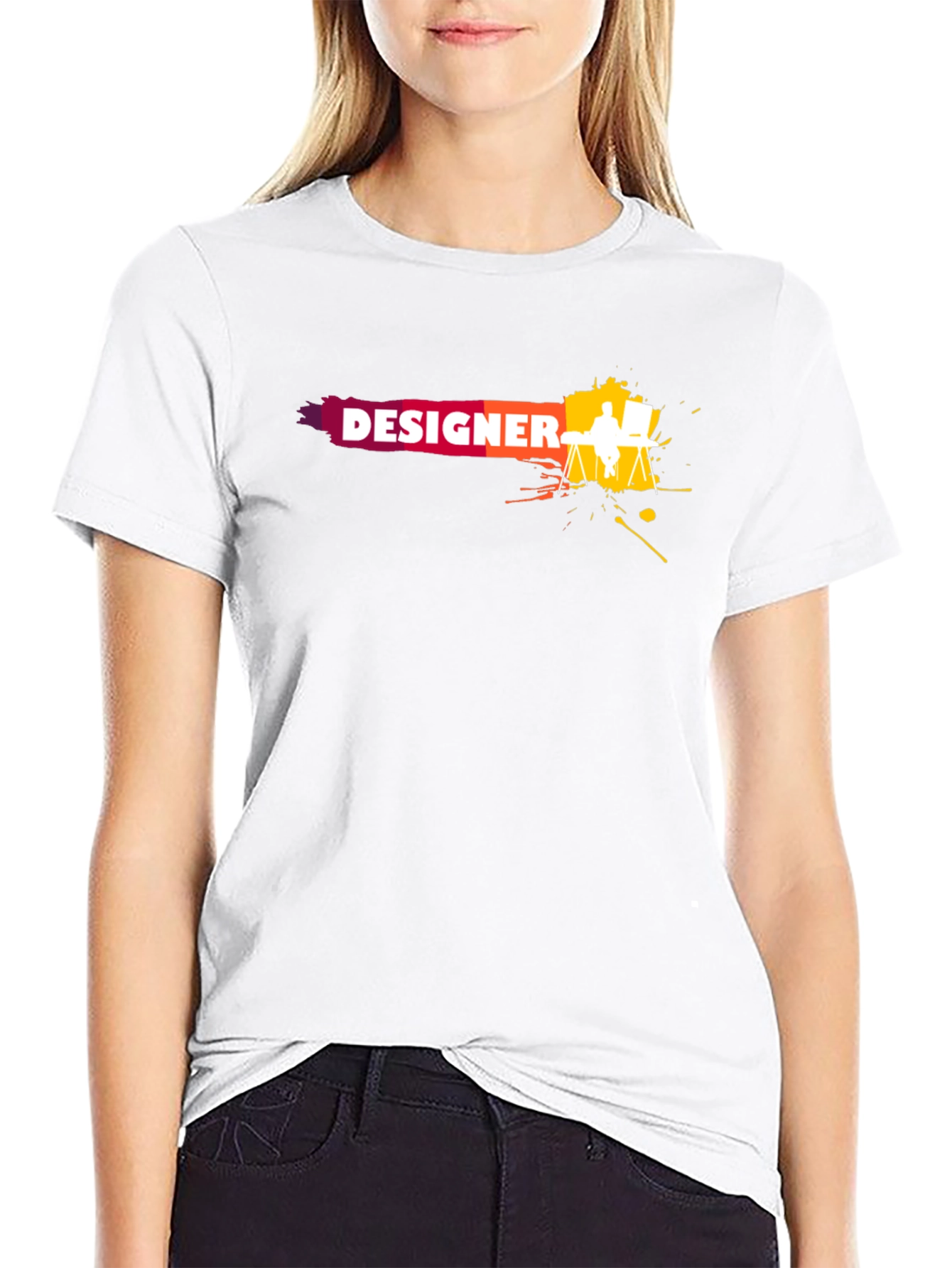 Designer Graphic Print T-Shirt