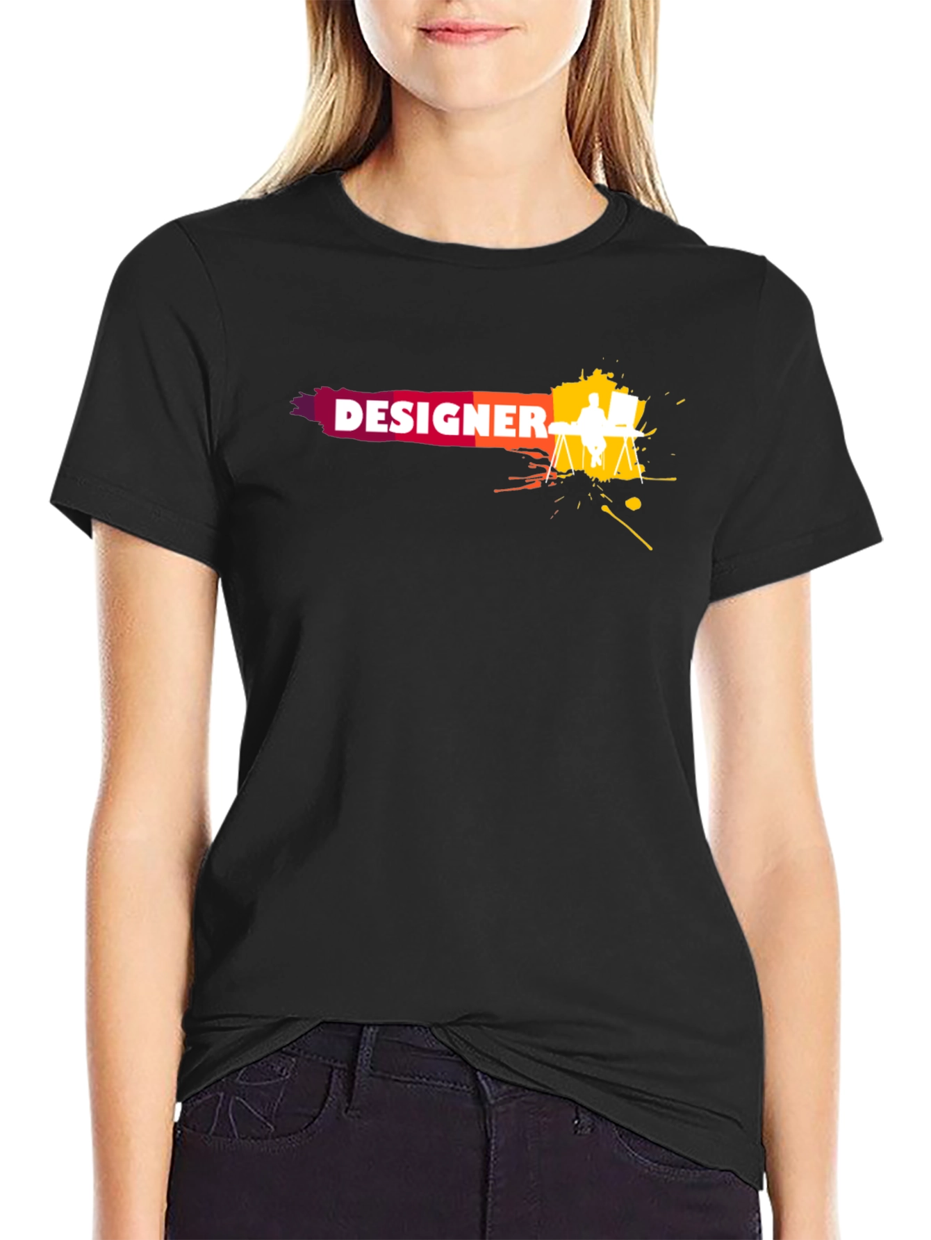 Designer Graphic Print T-Shirt