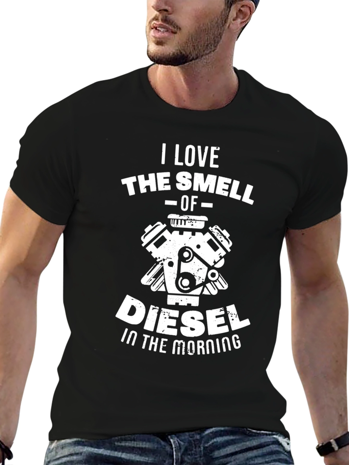 Diesel Engine T-Shirt - I Love the Smell