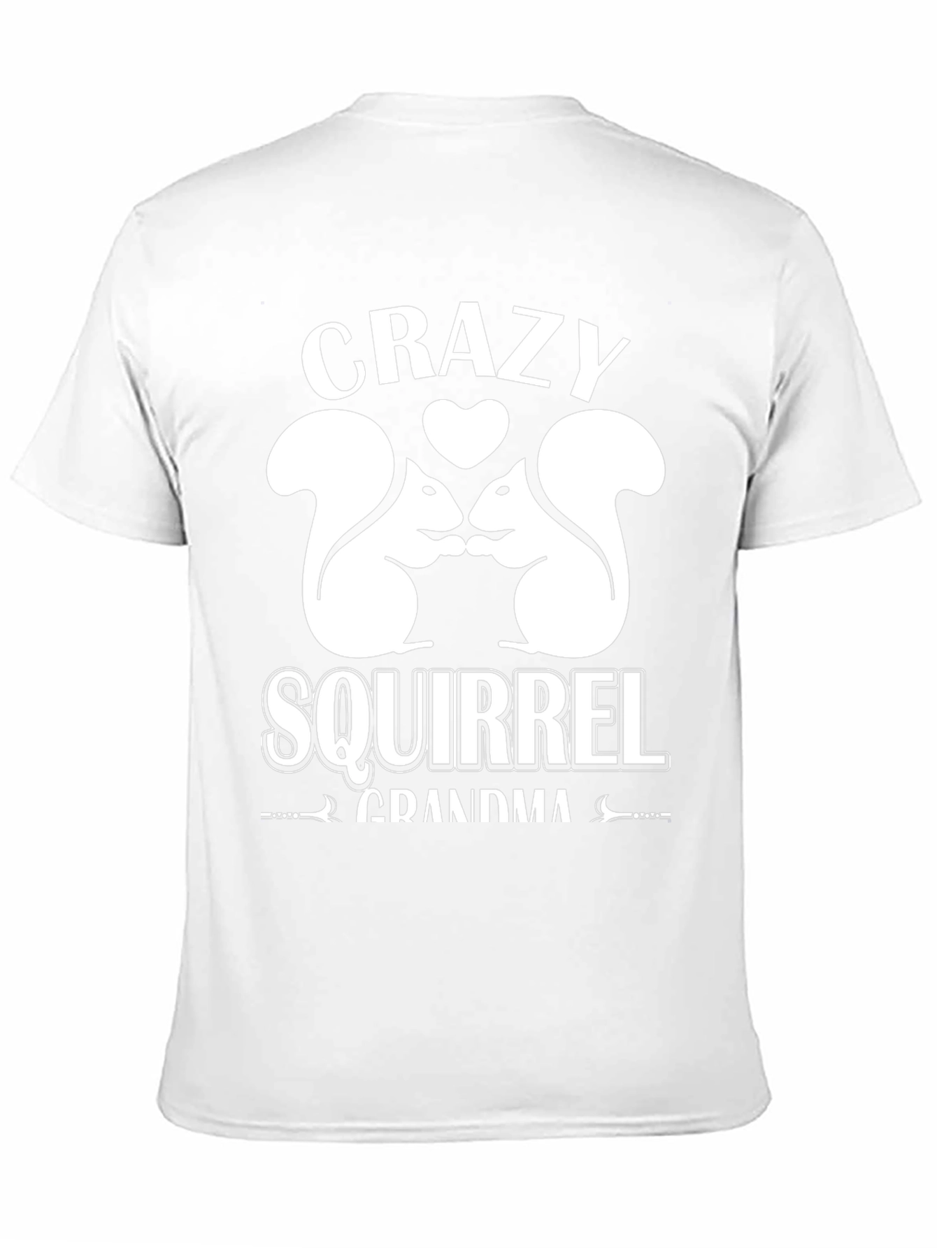 Crazy Squirrel Grandma T-Shirt Graphic Tee