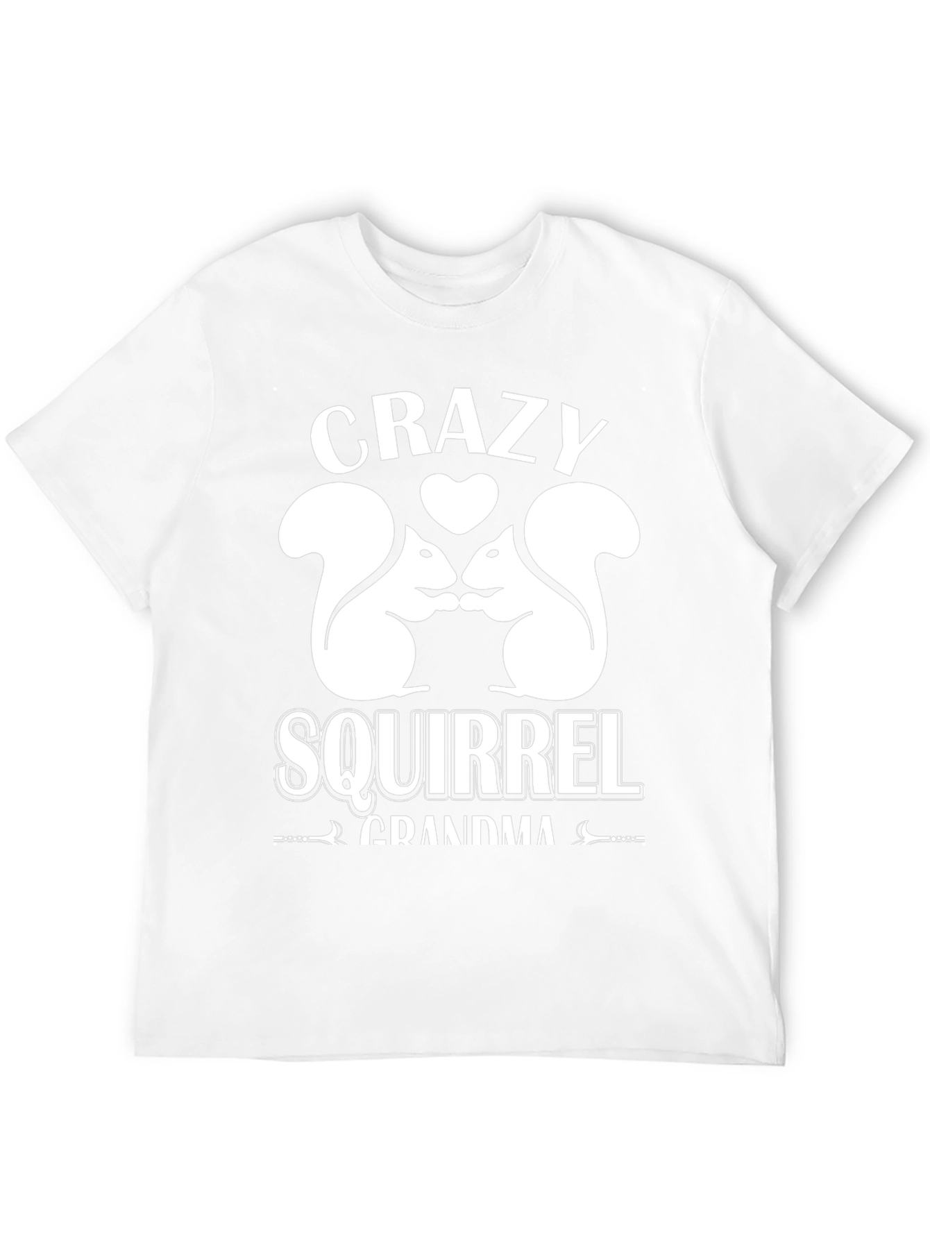 Crazy Squirrel Grandma T-Shirt Graphic Tee