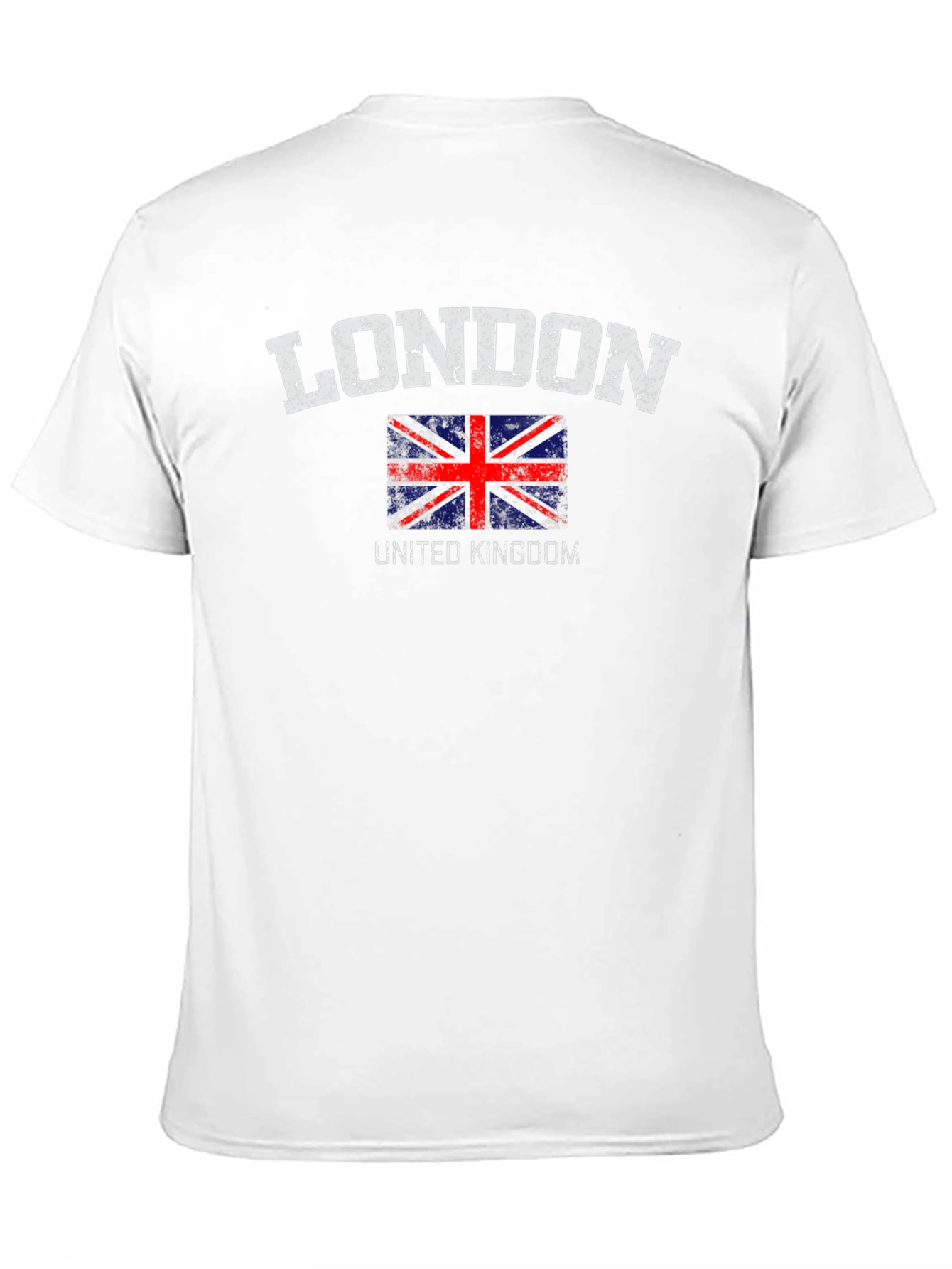 London UK Flag Graphic Tee - Distressed Print