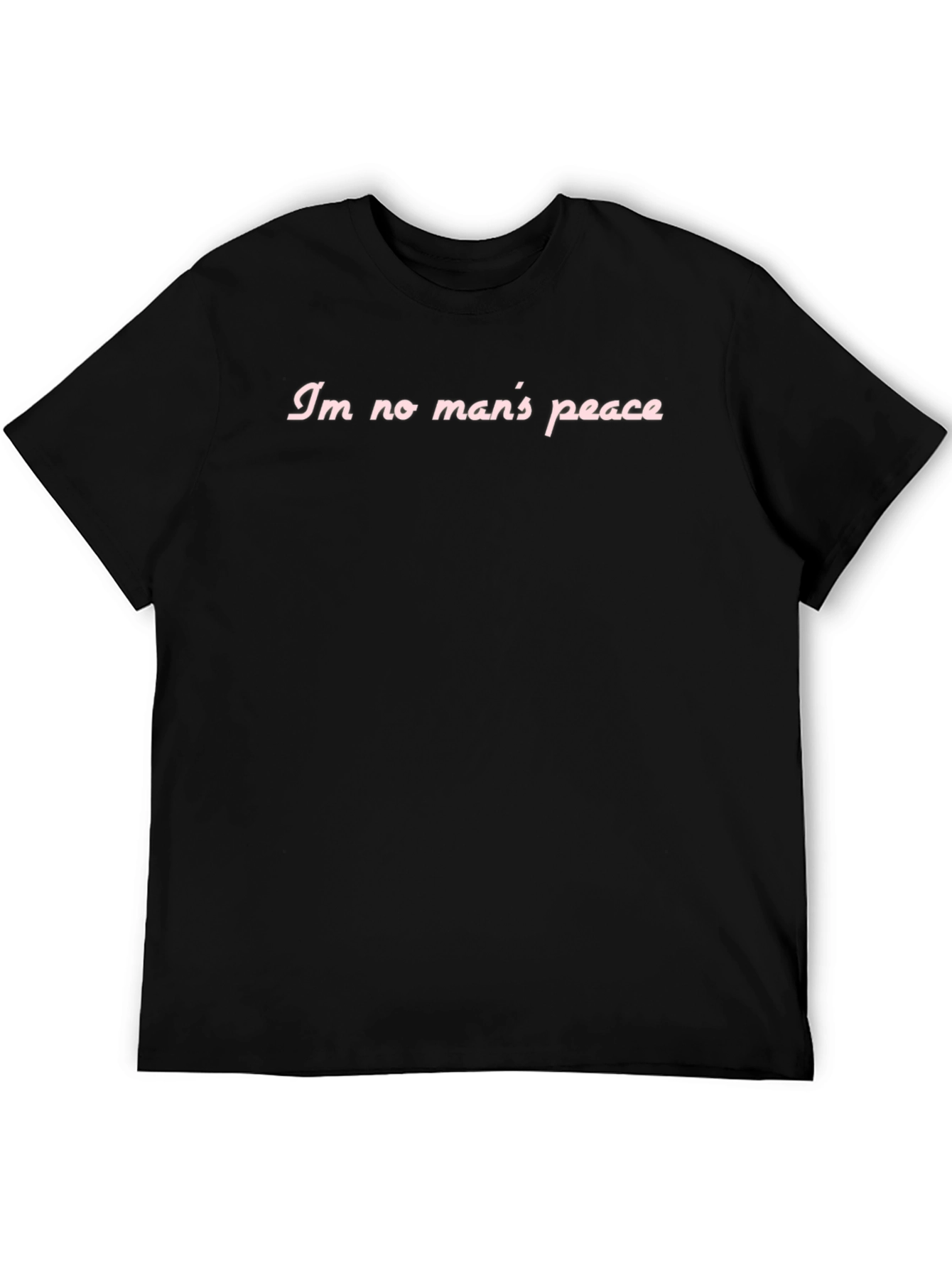 Im No Mans Peace Black T-Shirt