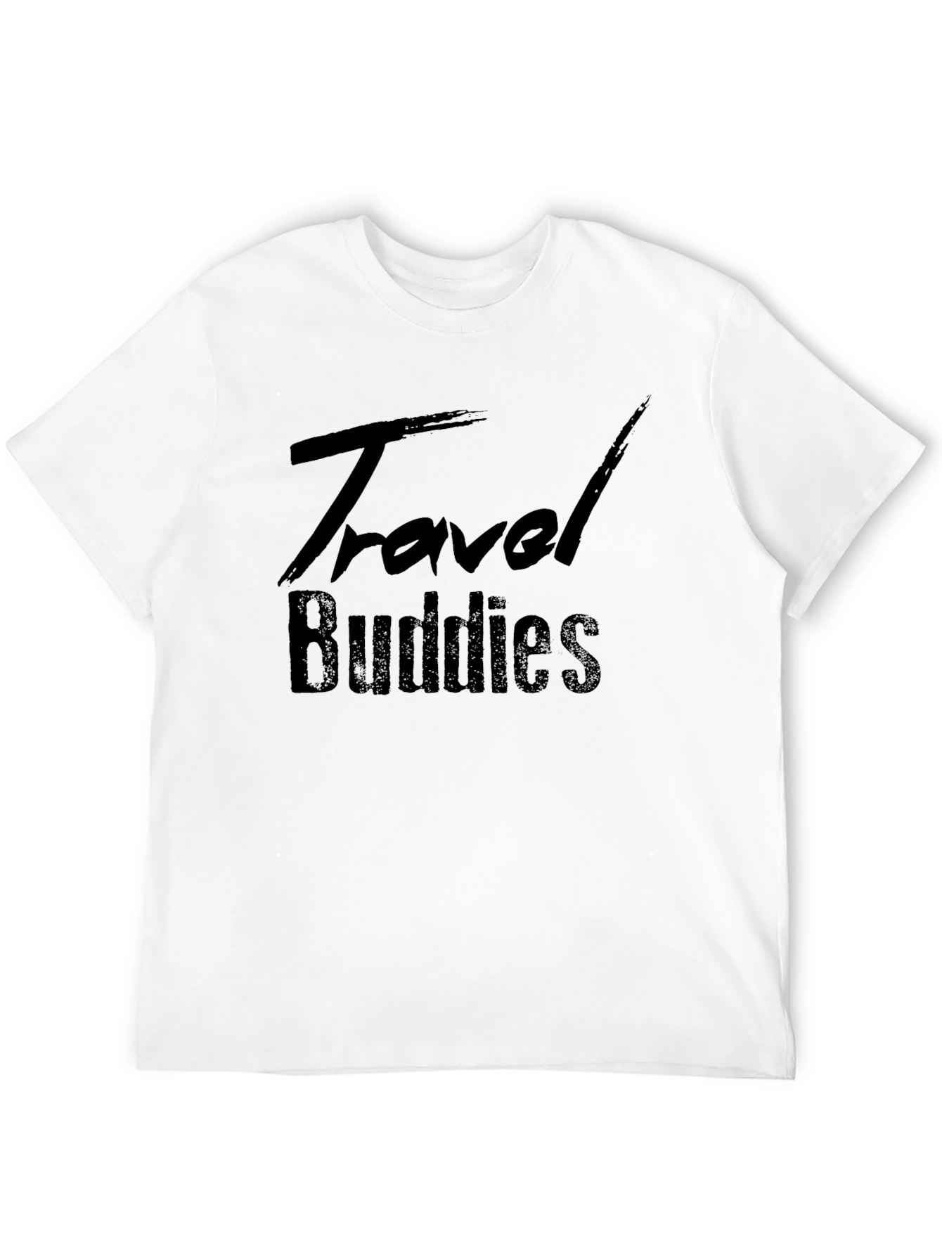 Travel Buddies Black T-Shirt