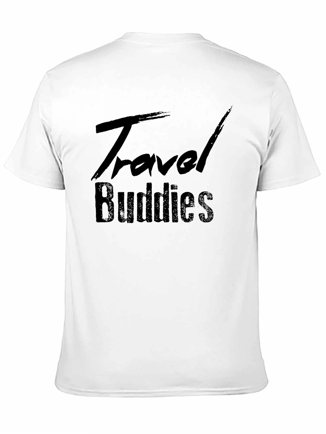 Travel Buddies Black T-Shirt