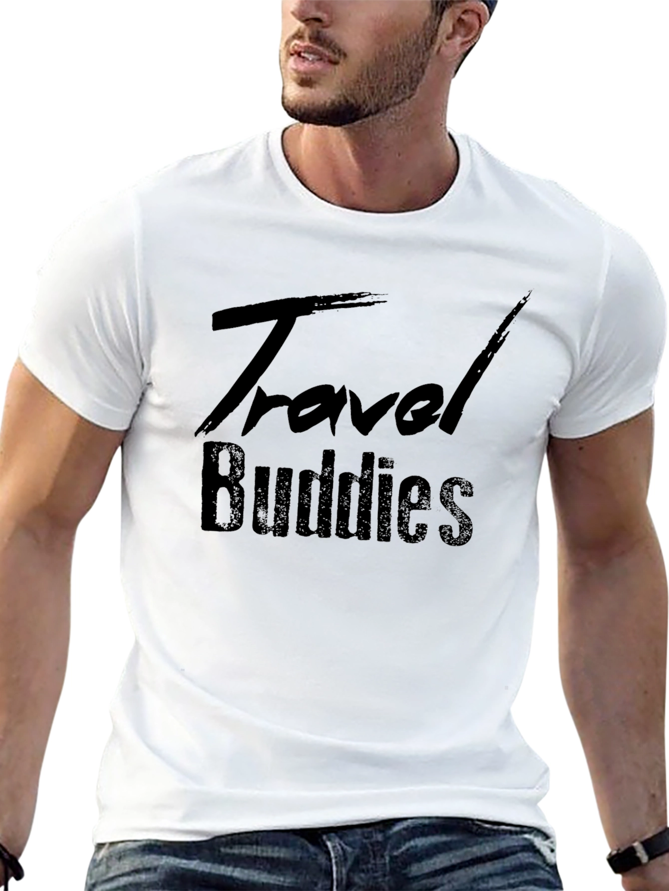 Travel Buddies Black T-Shirt