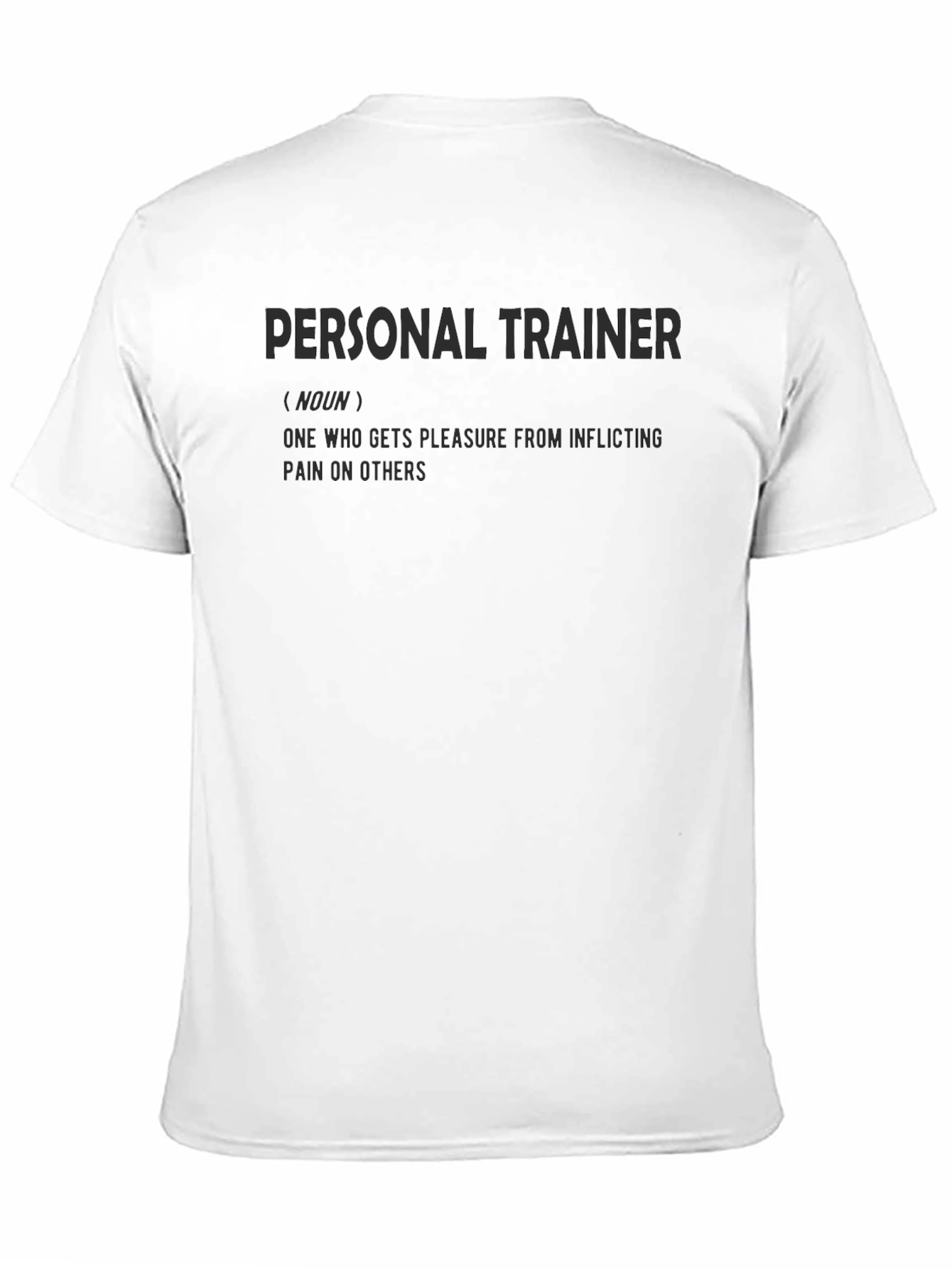 Personal Trainer Definition Black T-Shirt