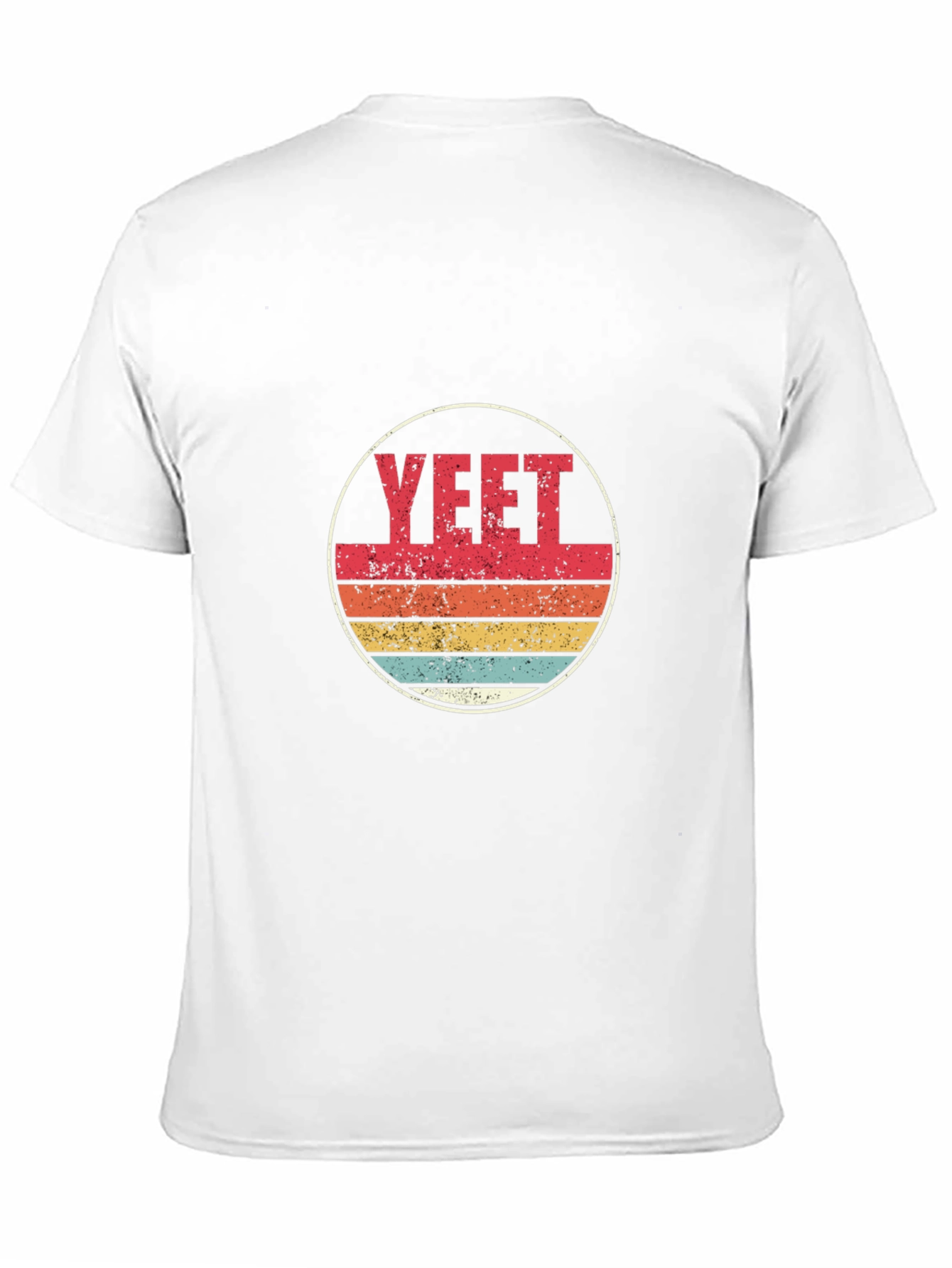 YEET Retro Style Graphic T-Shirt - Black