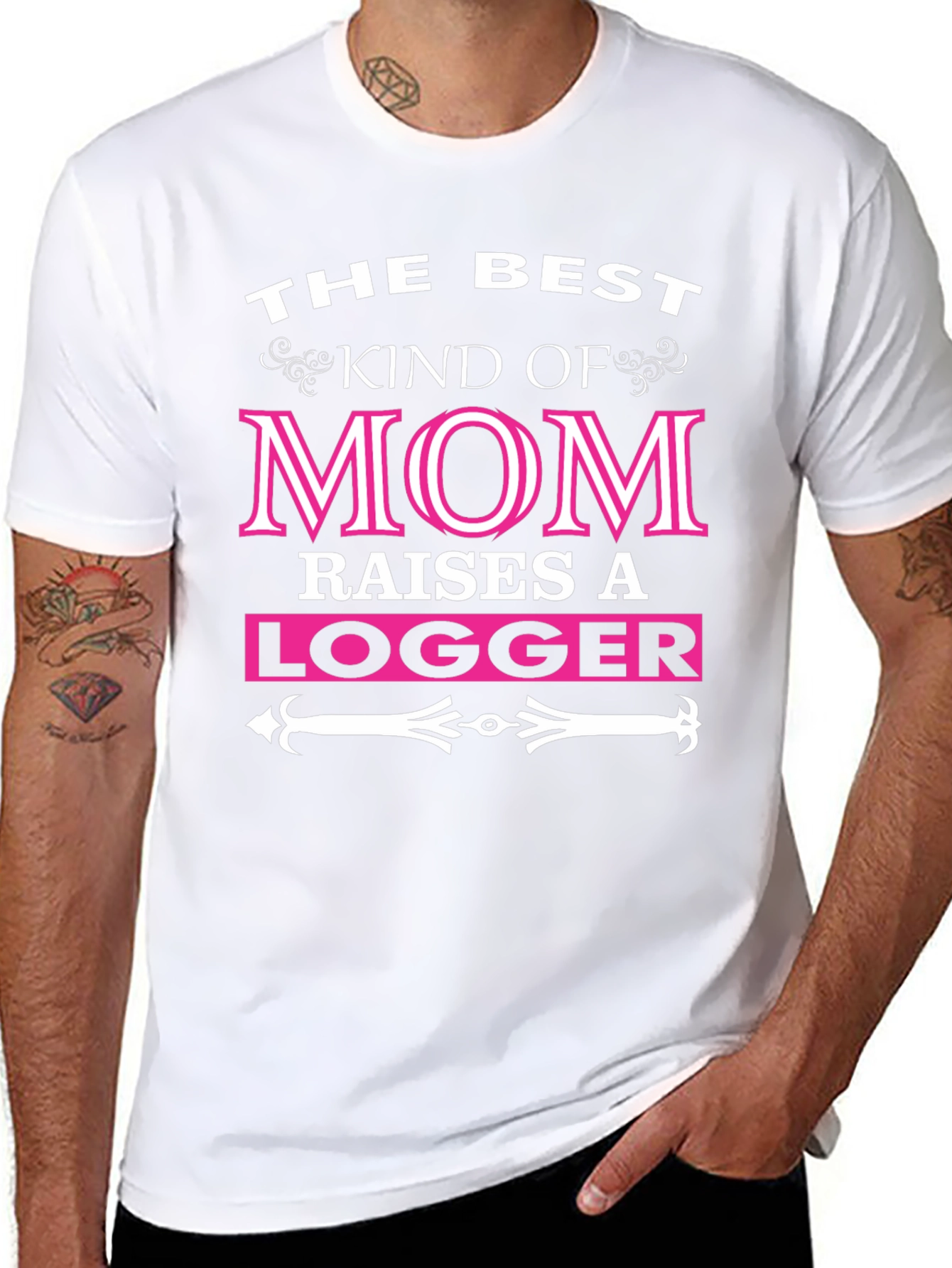 Best Kind of Mom Logger T-Shirt