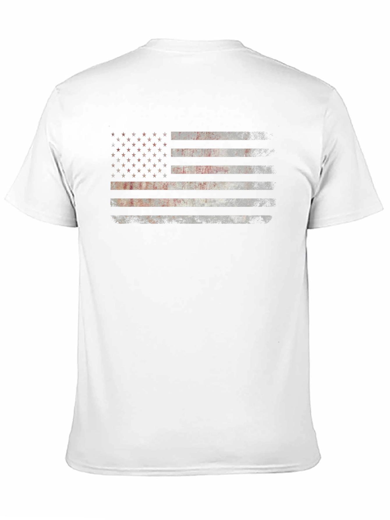 Distressed American Flag Graphic Tee
