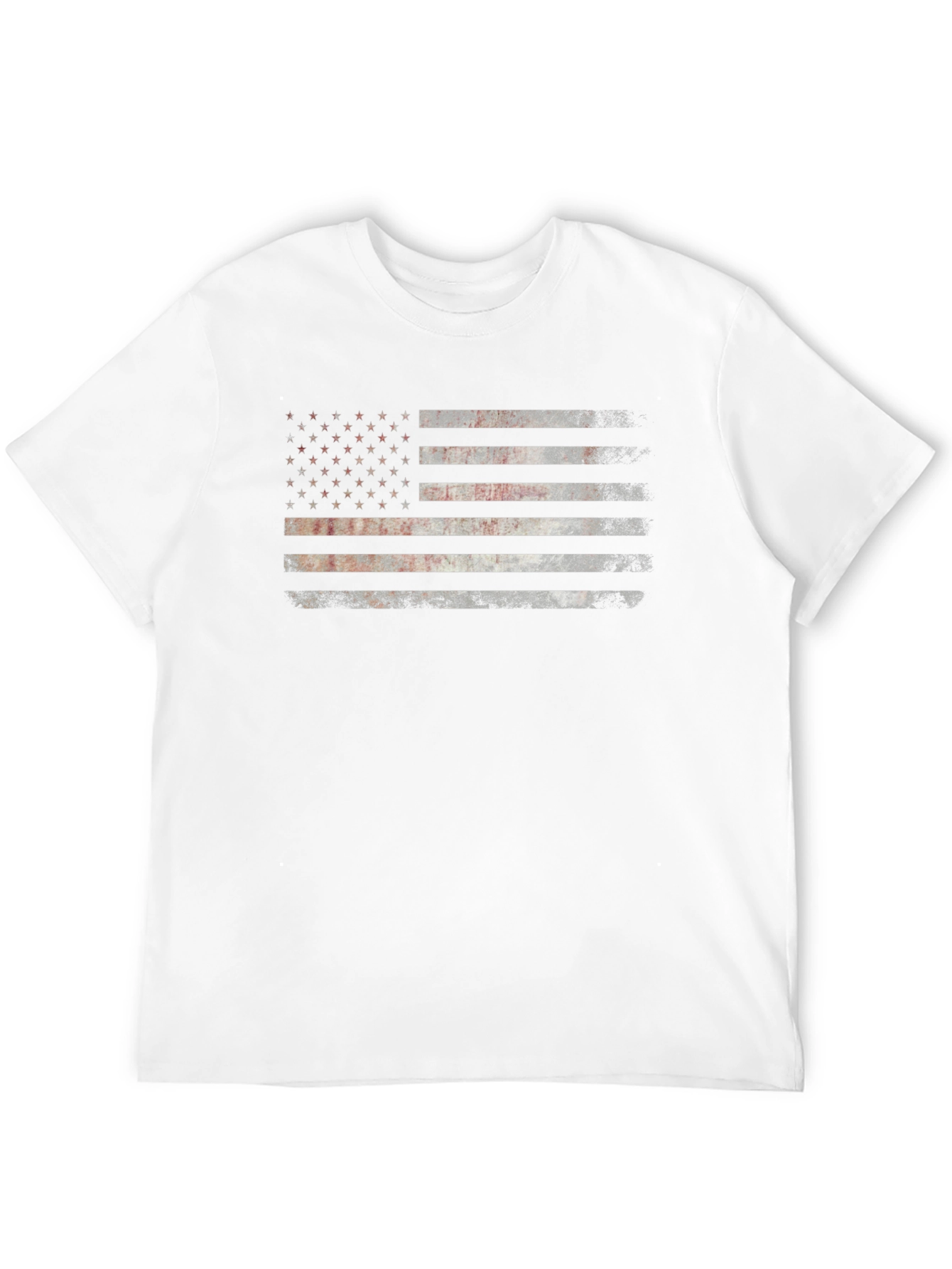Distressed American Flag Graphic Tee