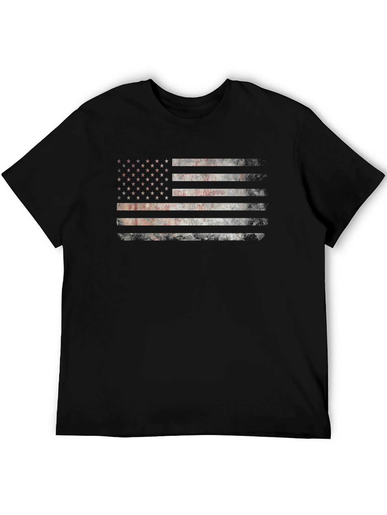 Distressed American Flag Graphic Tee