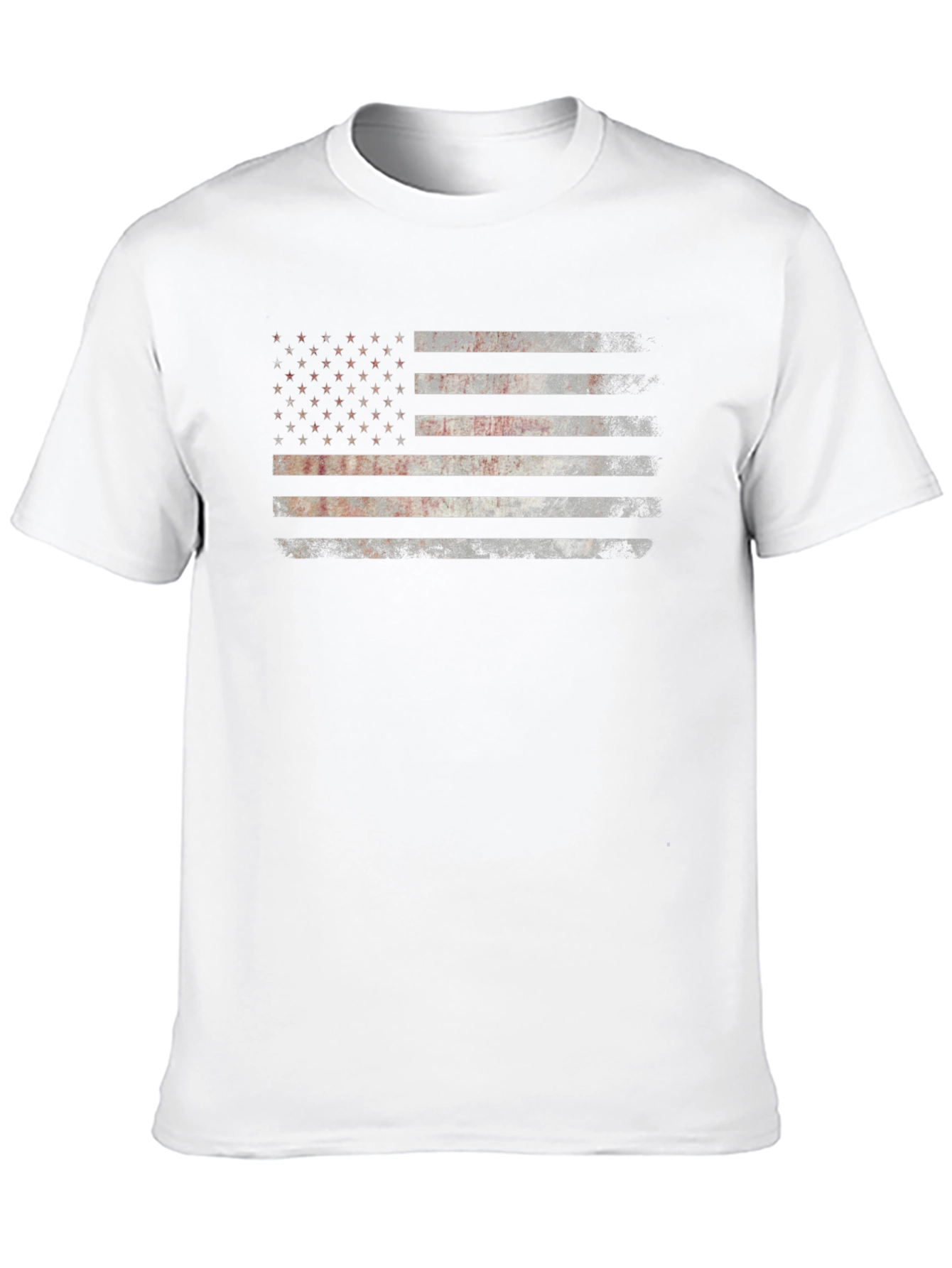 Distressed American Flag Graphic Tee