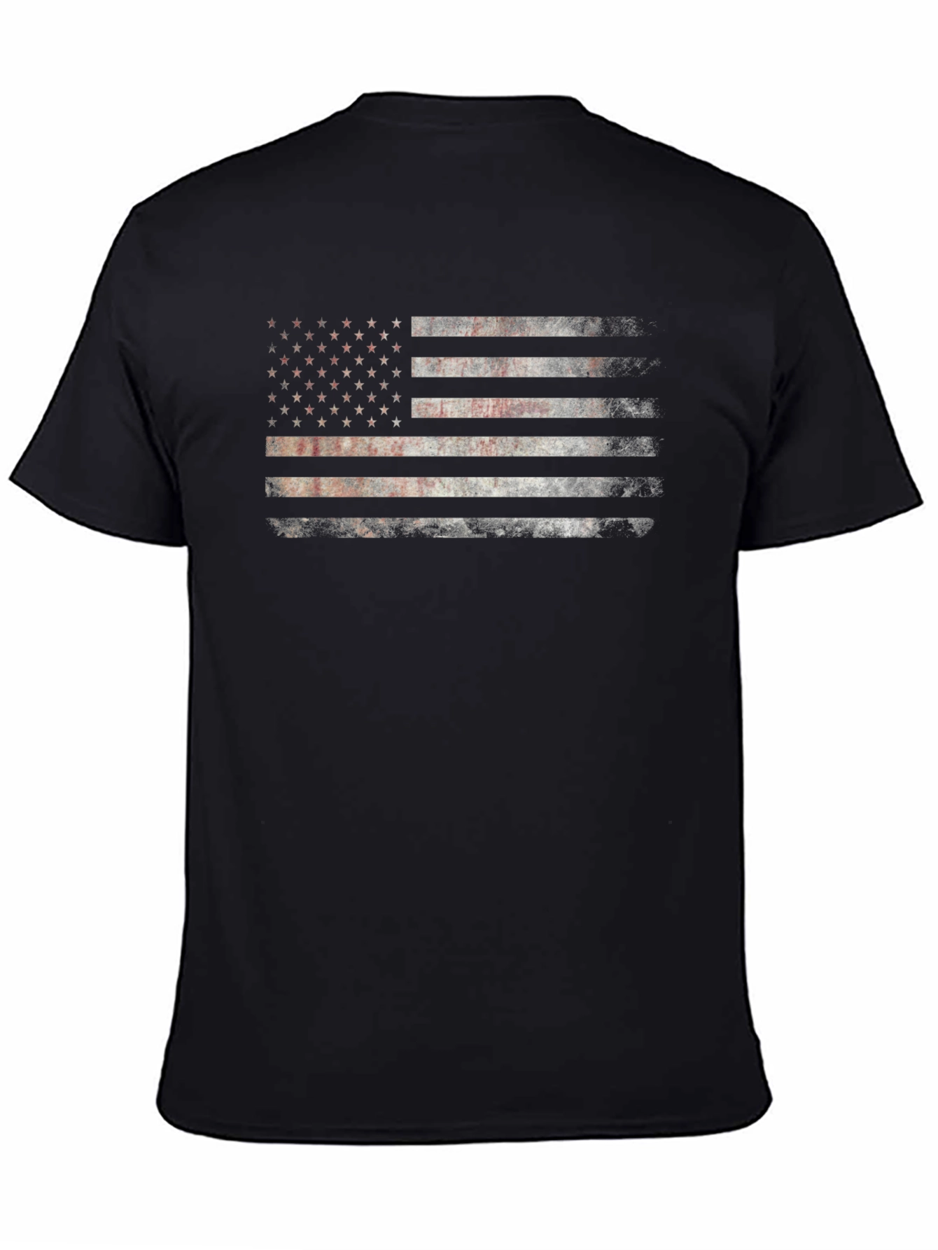 Distressed American Flag Graphic Tee