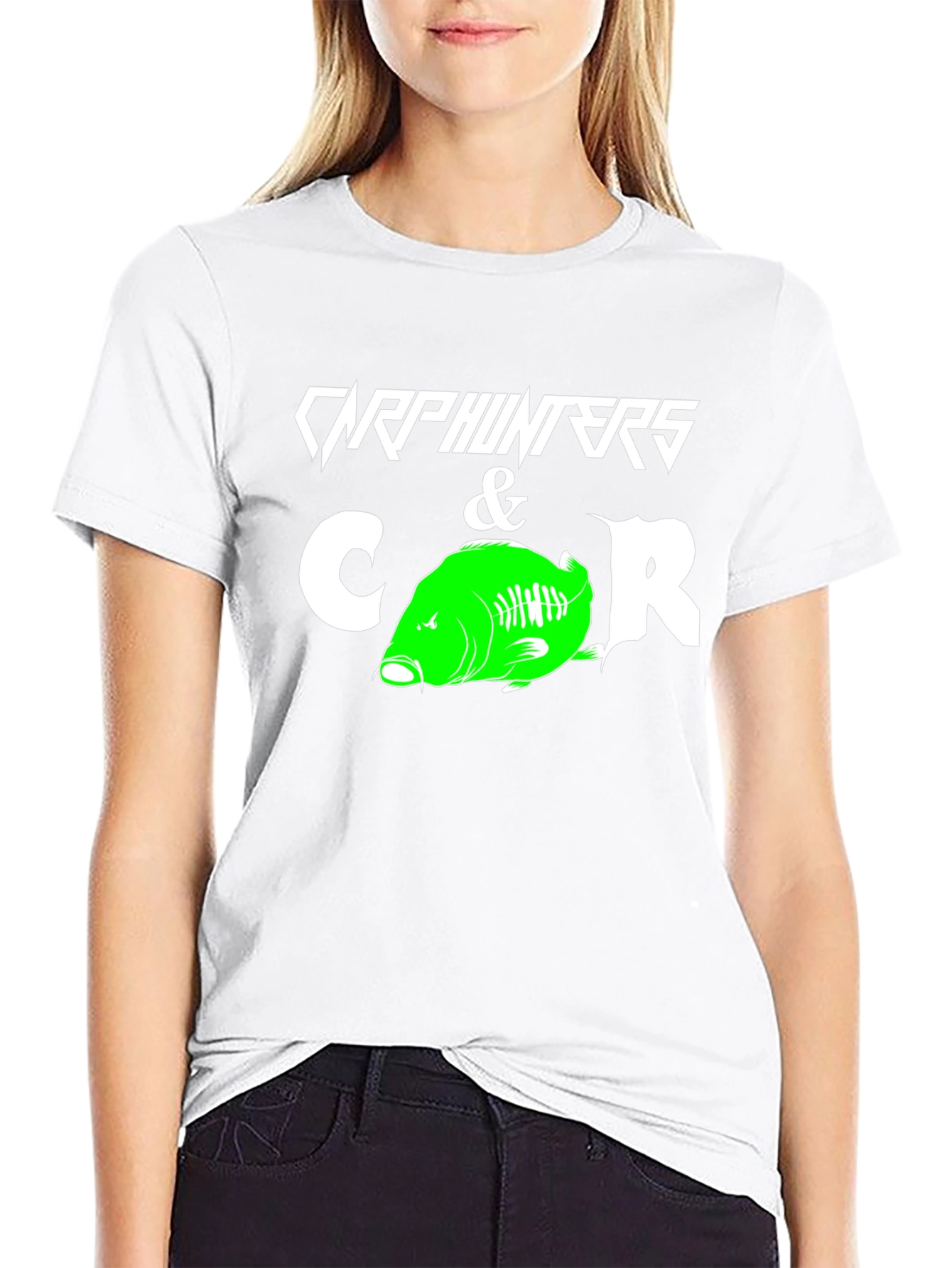 Carp Hunters & CR T-Shirt - Fishing Graphic Tee