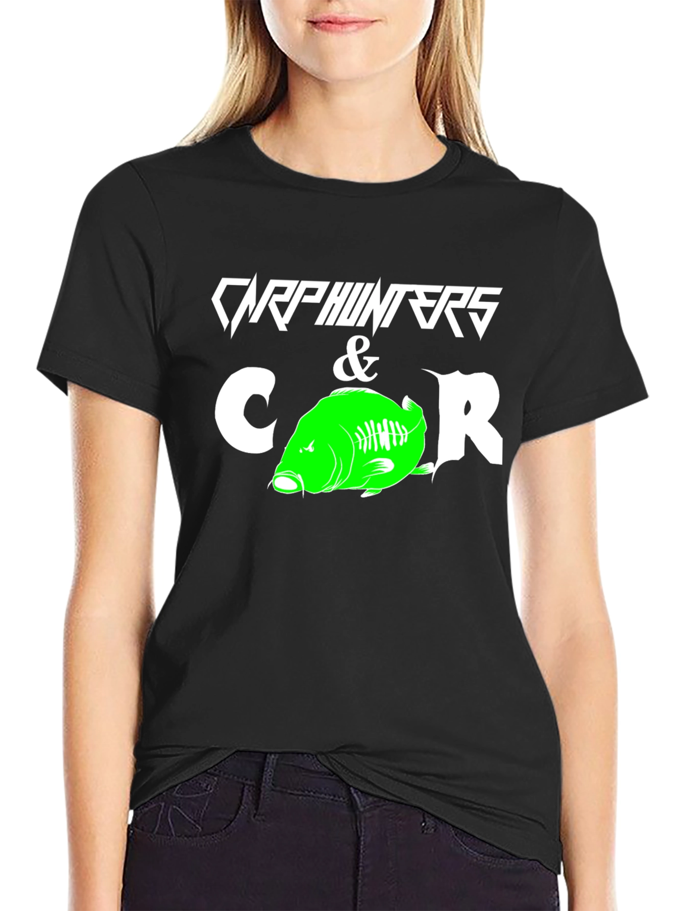 Carp Hunters & CR T-Shirt - Fishing Graphic Tee