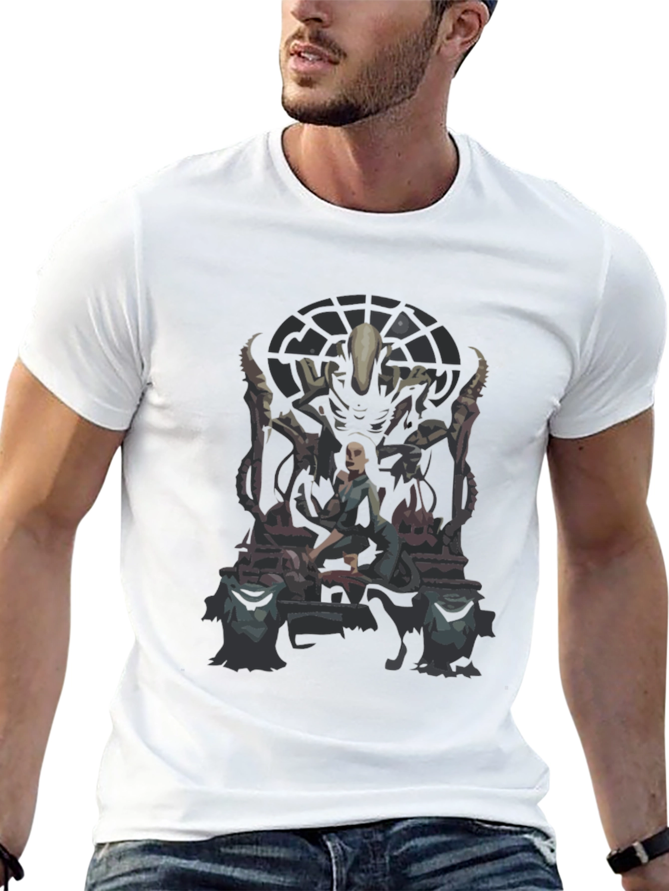 Alien Graphic Tee - Sci-Fi T-Shirt