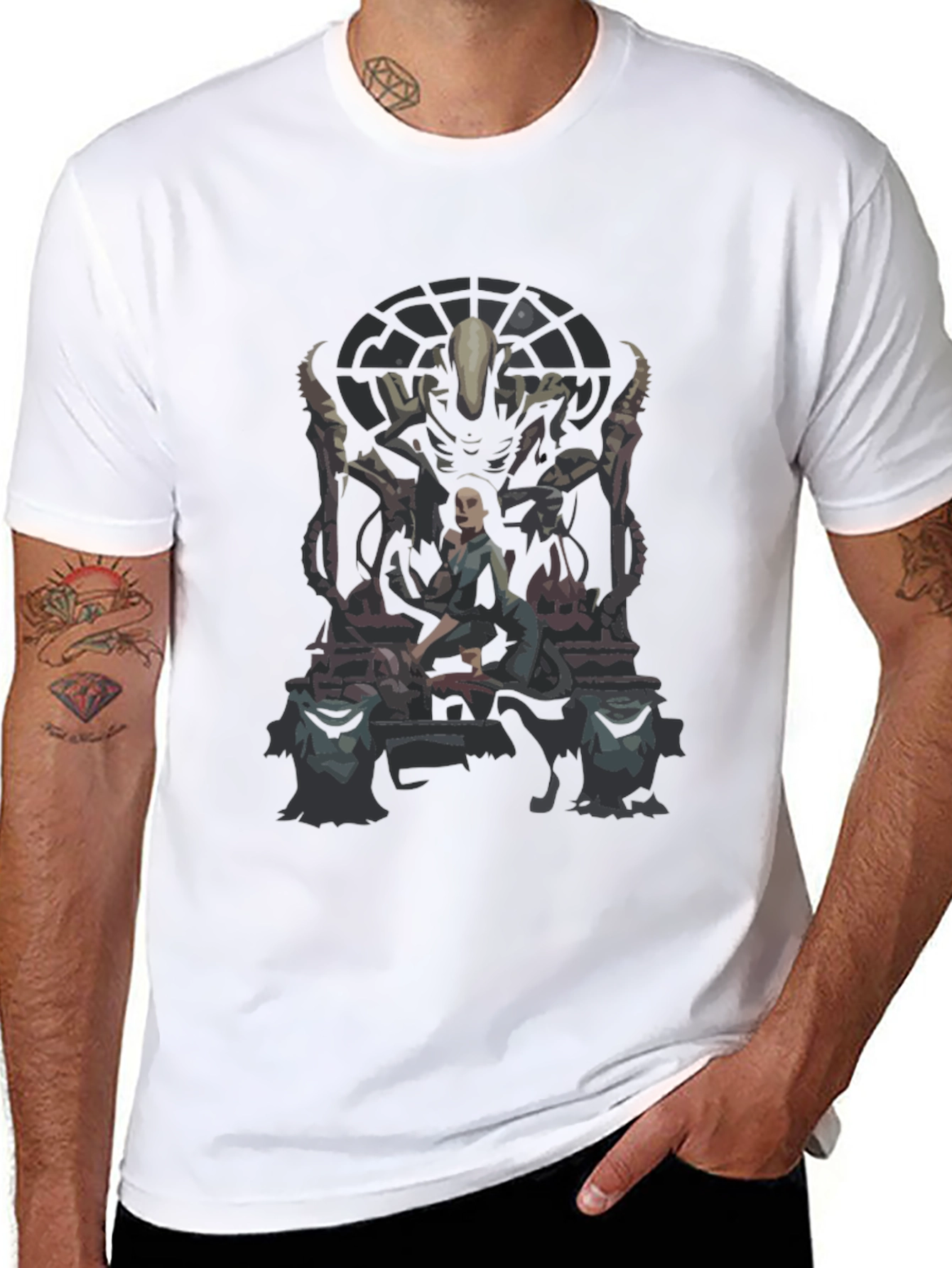Alien Graphic Tee - Sci-Fi T-Shirt