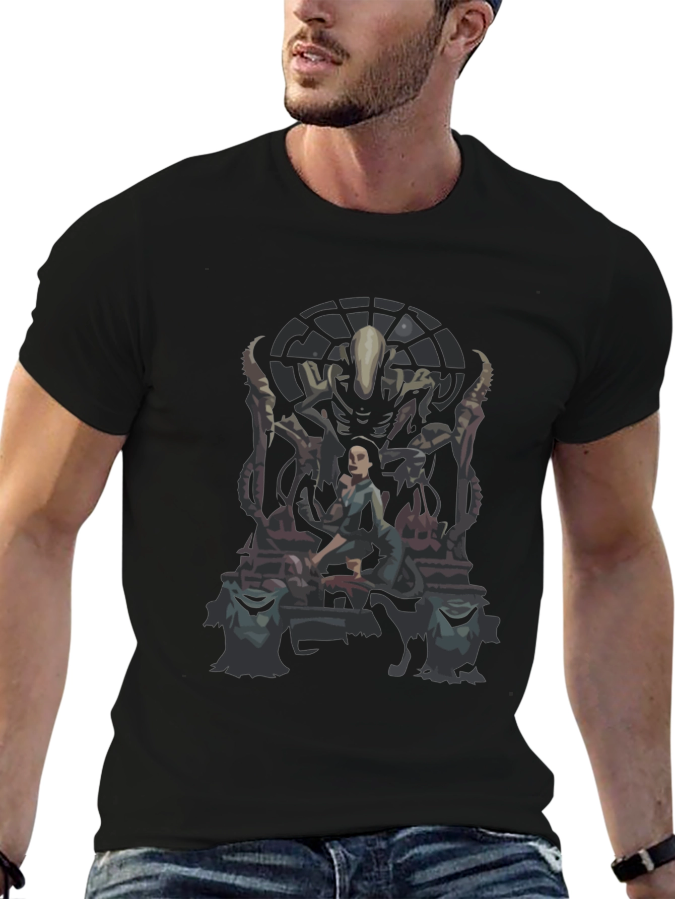 Alien Graphic Tee - Sci-Fi T-Shirt
