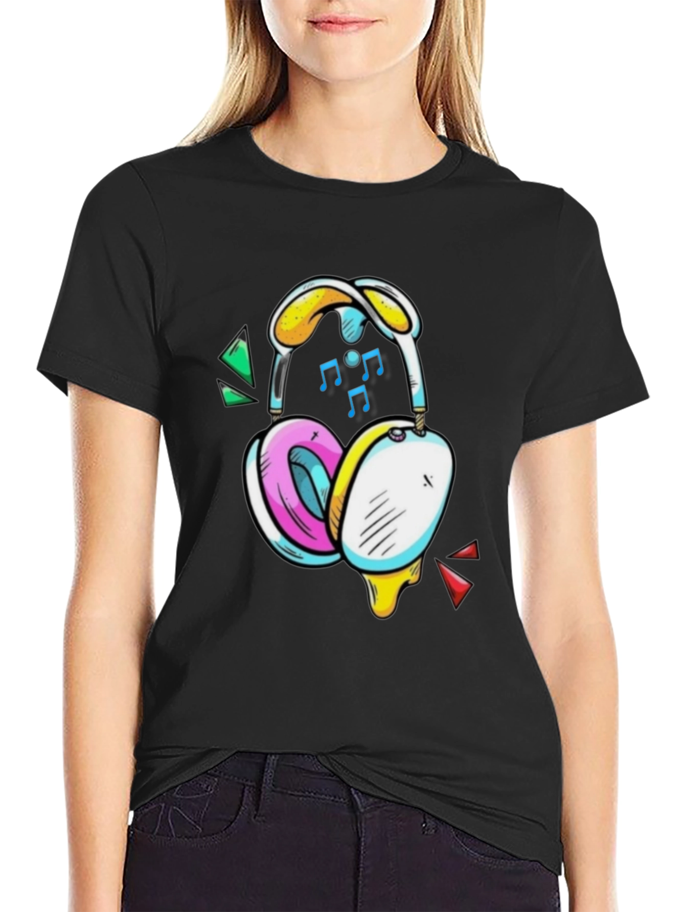Funky Headphone Graphic T-Shirt