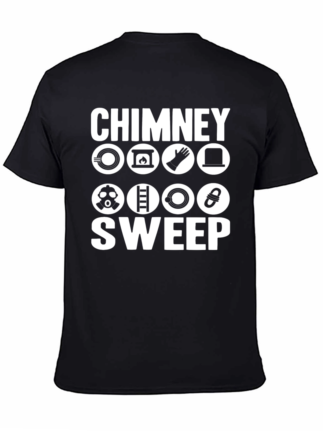 Chimney Sweep Graphic Tee Black
