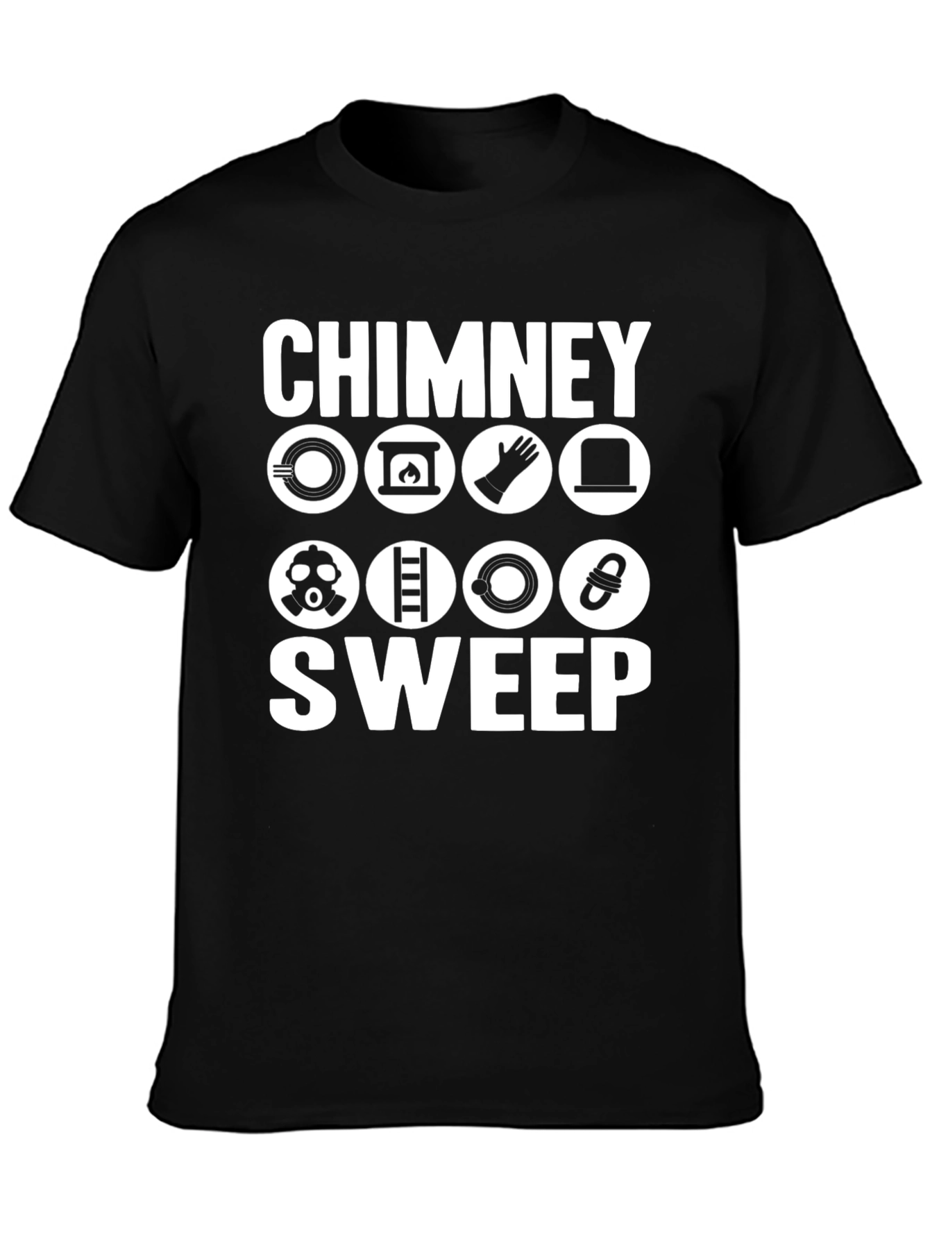 Chimney Sweep Graphic Tee Black