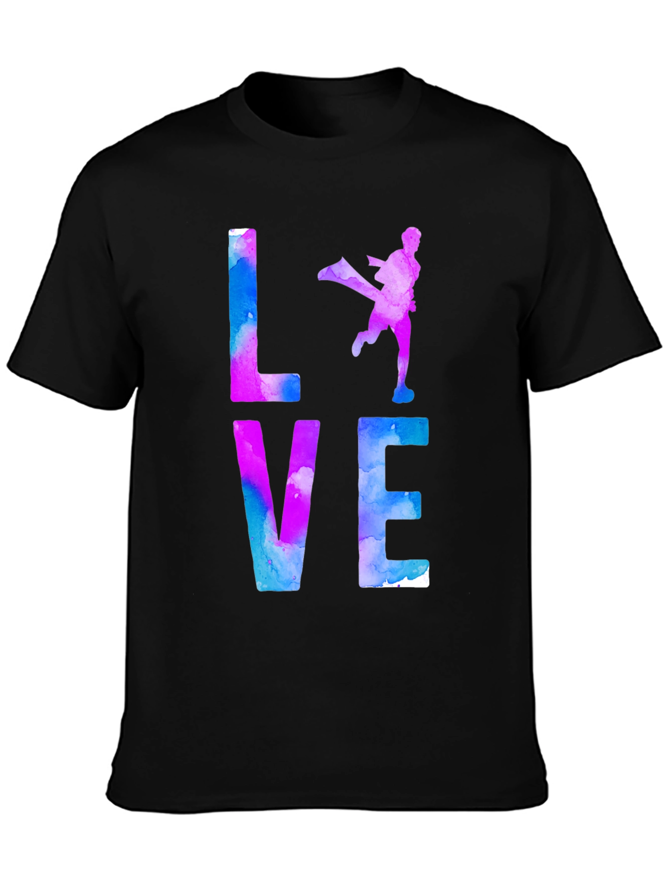 Love Running Watercolor T-Shirt