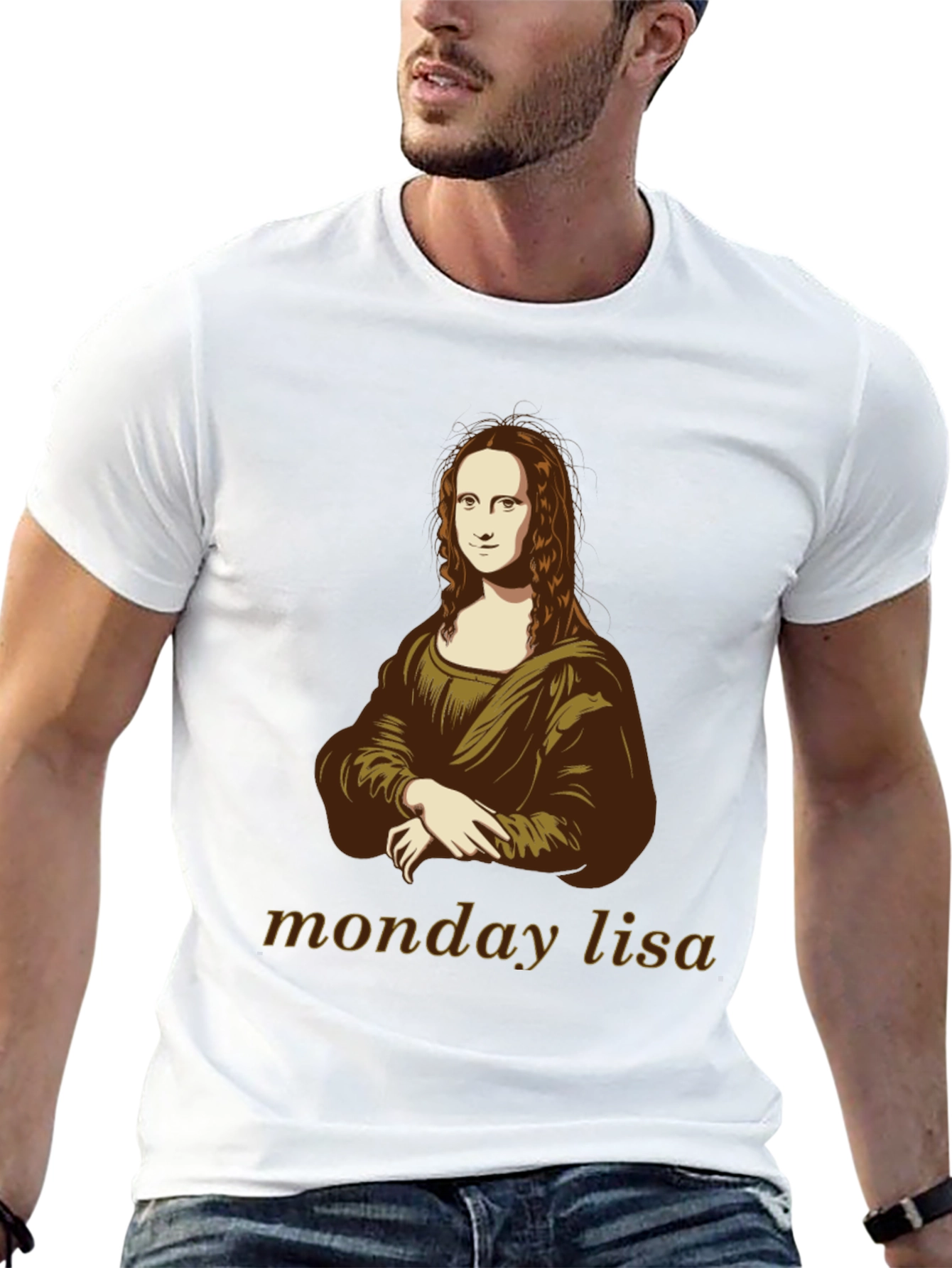 Monday Lisa T-Shirt - Iconic Art Tee