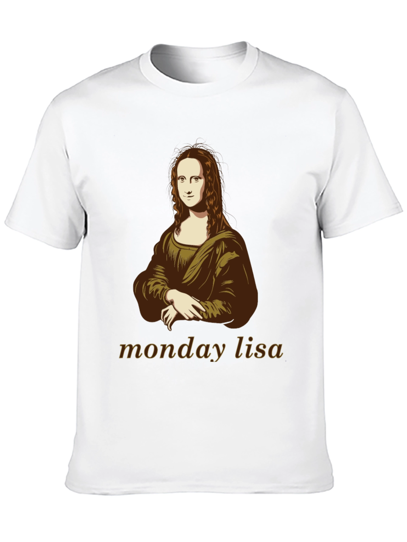 Monday Lisa T-Shirt - Iconic Art Tee