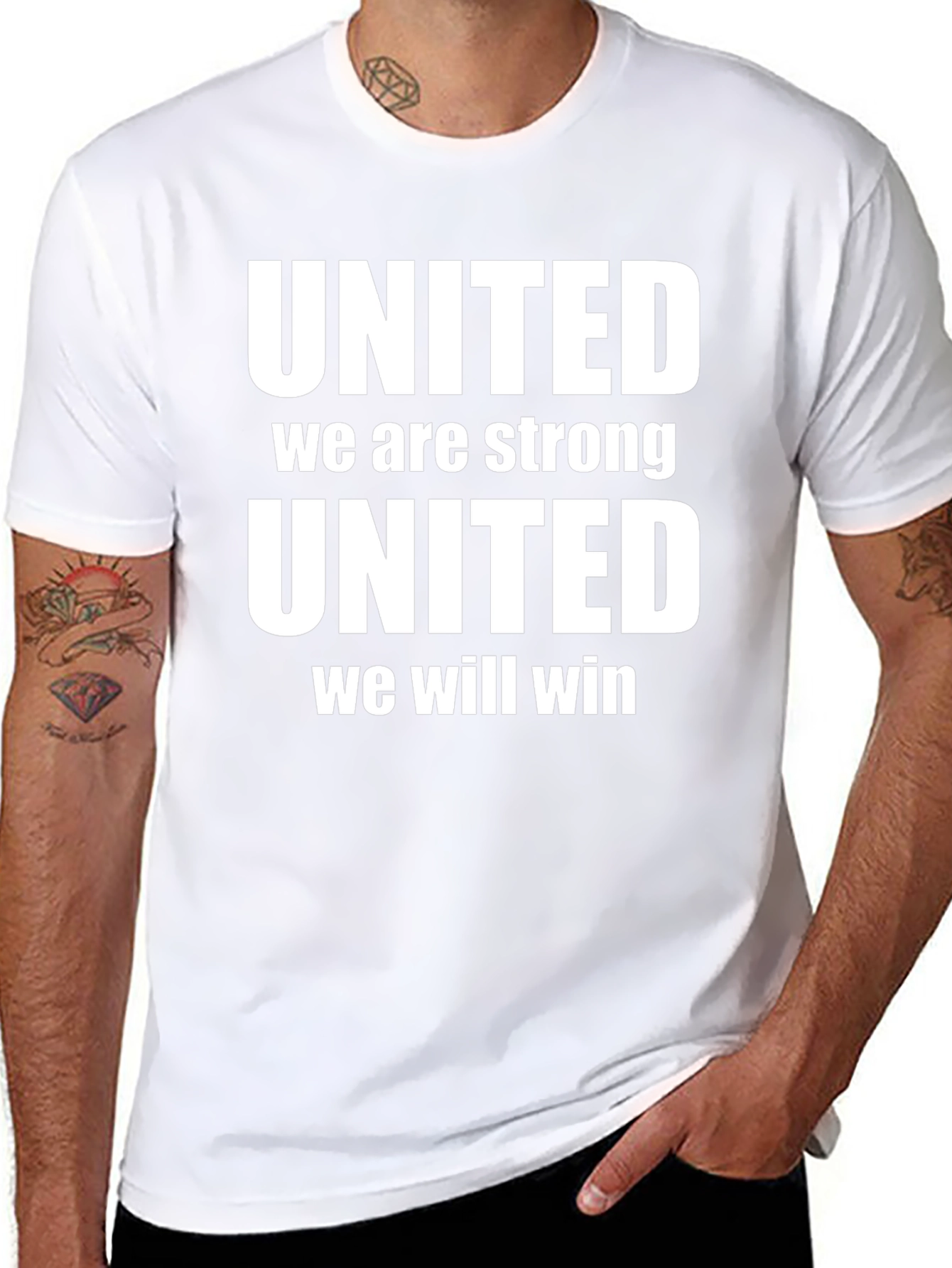 United We Are Strong Graphic T-Shirt