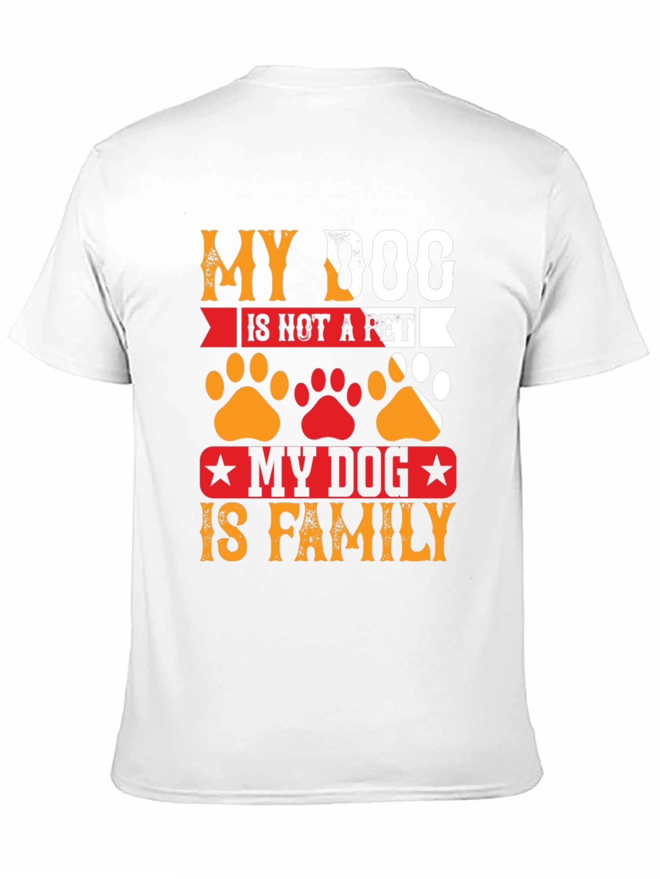 My Dog Is Family Graphic Tee - Black