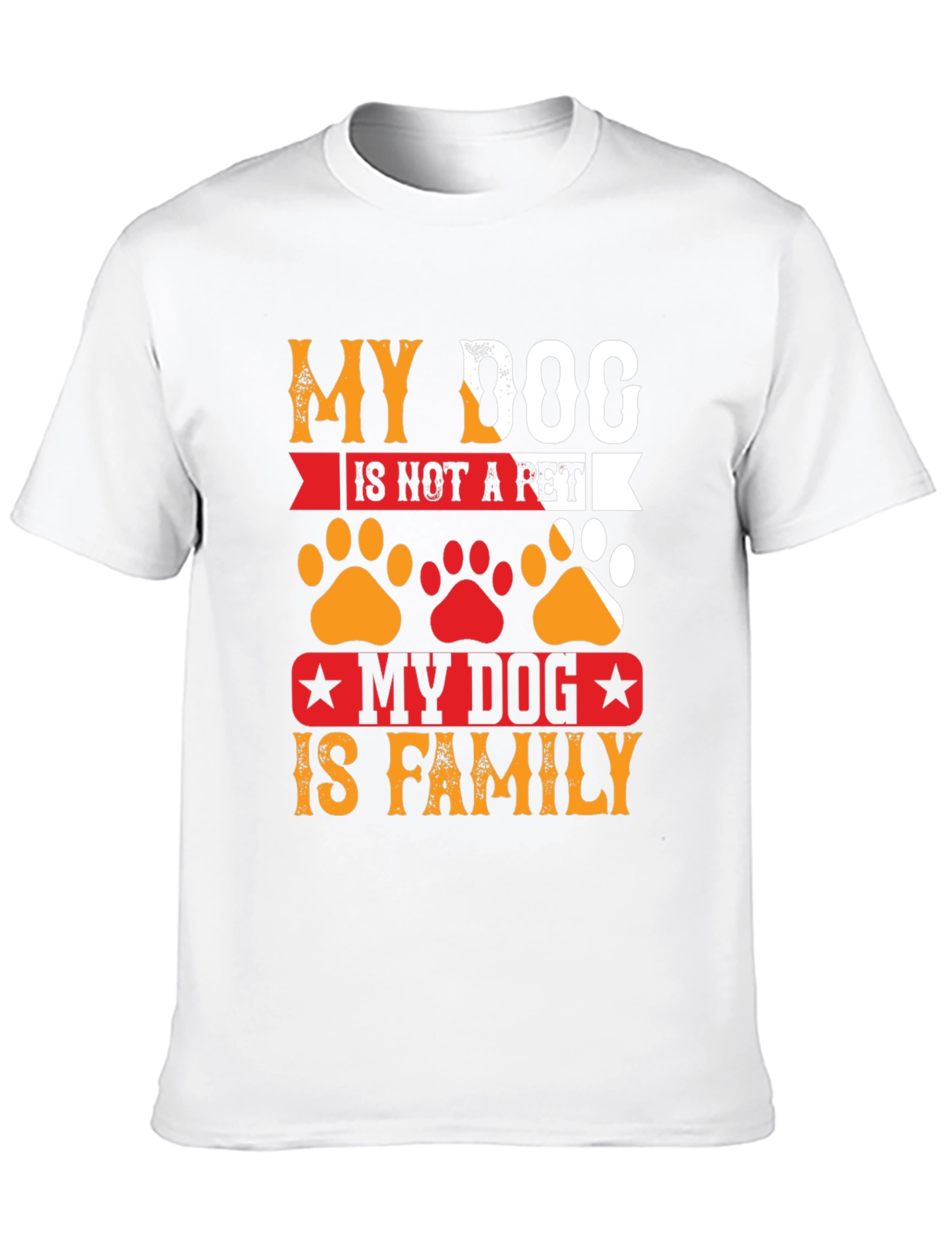 My Dog Is Family Graphic Tee - Black