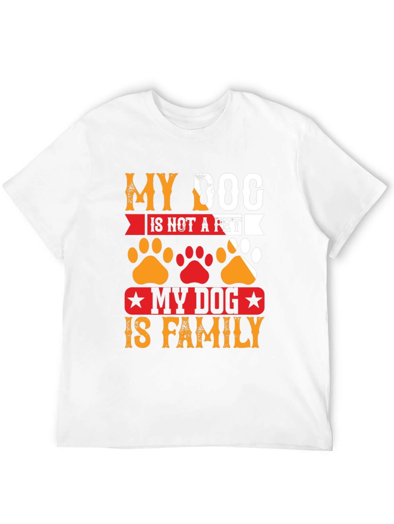 My Dog Is Family Graphic Tee - Black