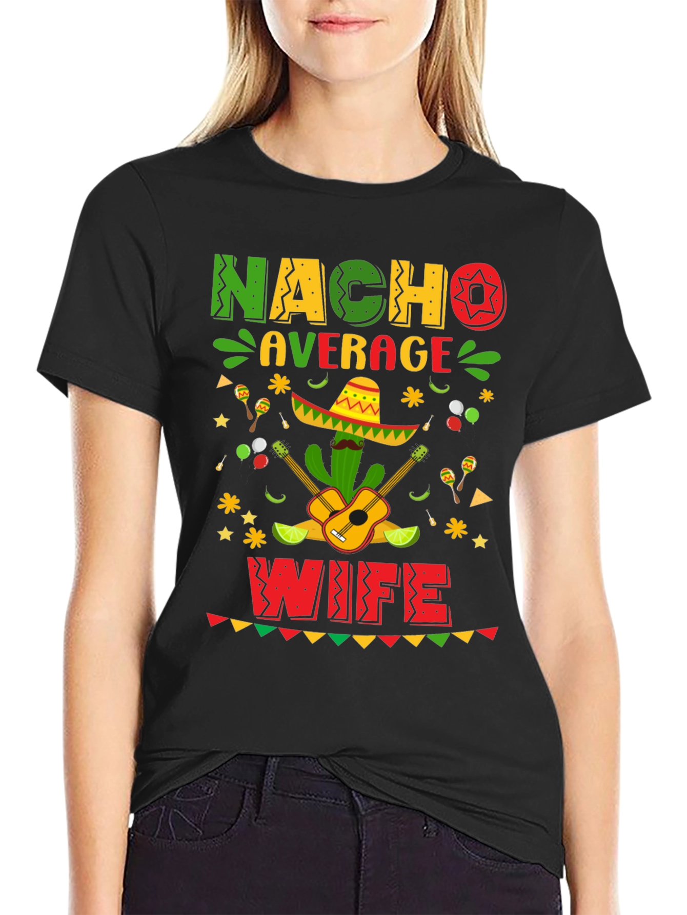 Nacho Average Wife Cinco De Mayo T-Shirt